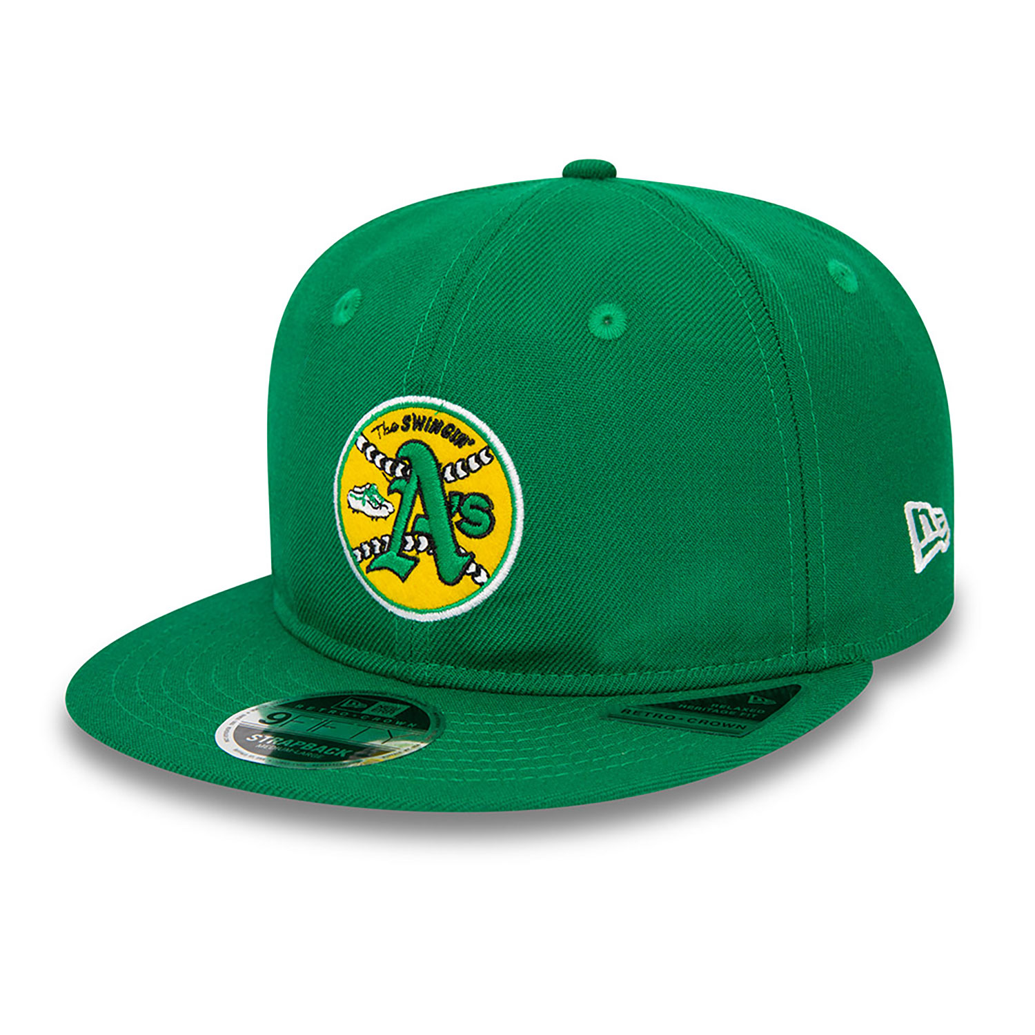 Oakland Athletics MLB Retro Green Retro Crown 9FIFTY Strapback Cap