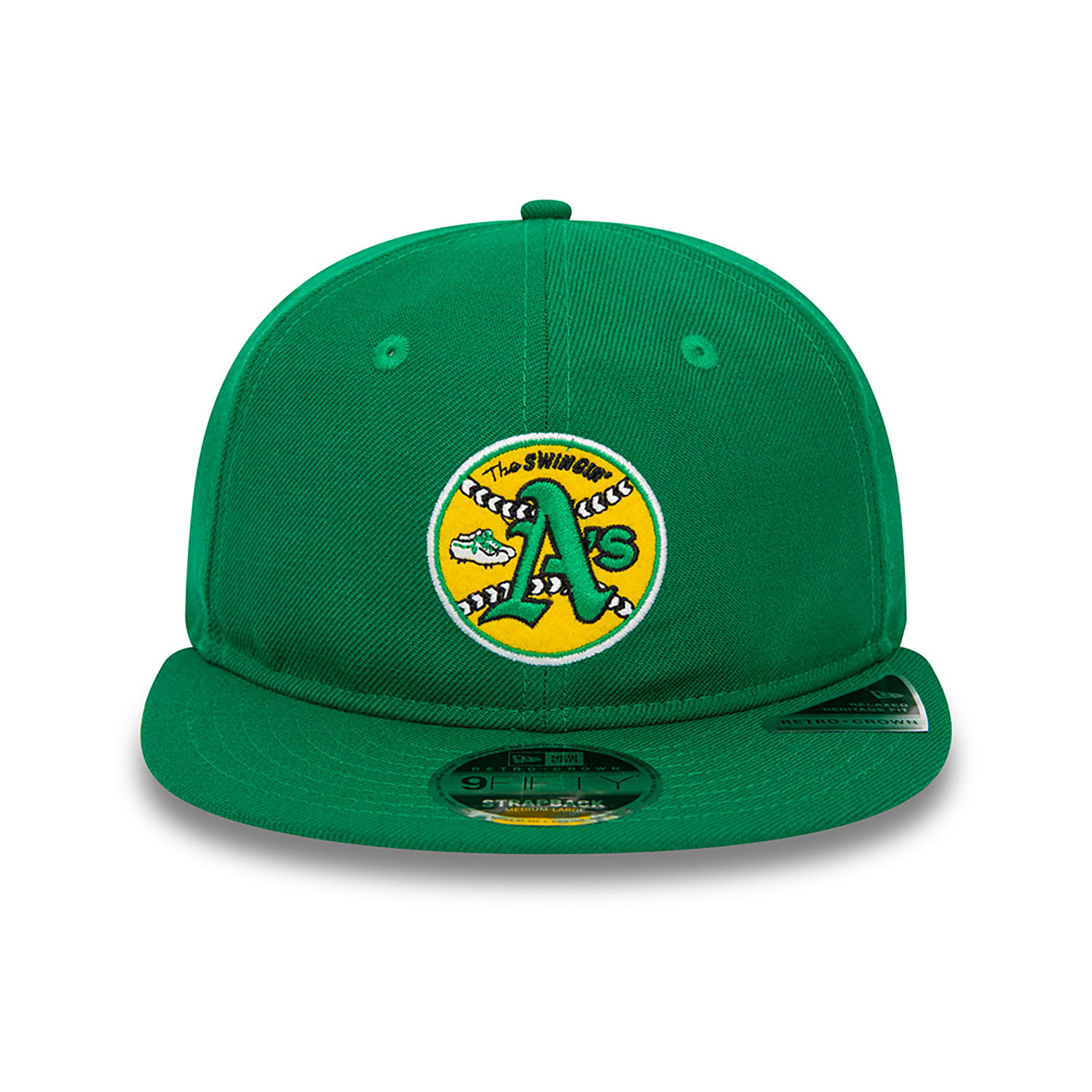 Oakland Athletics MLB Retro Green Retro Crown 9FIFTY Strapback Cap
