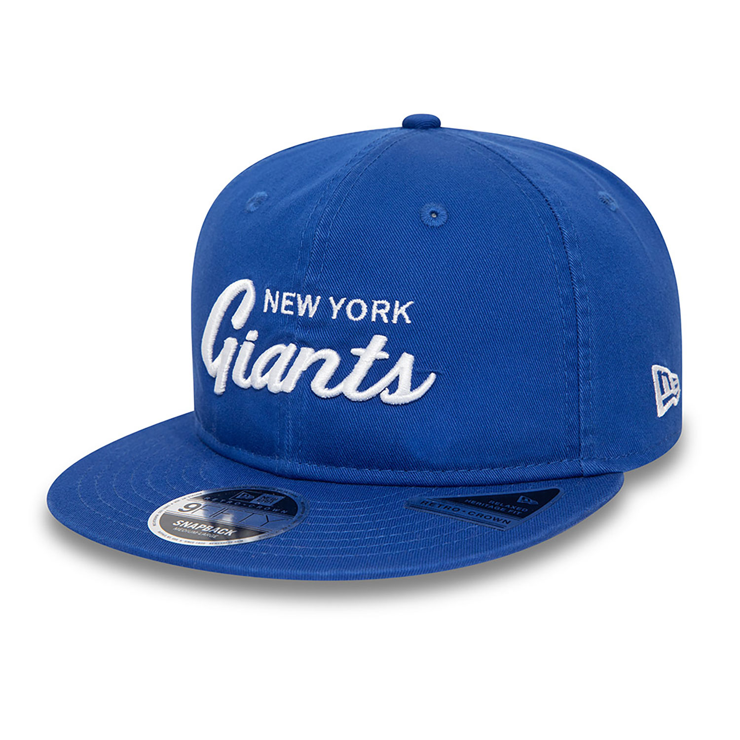 New York Giants NFL Retro Blue Retro Crown 9FIFTY Snapback Cap