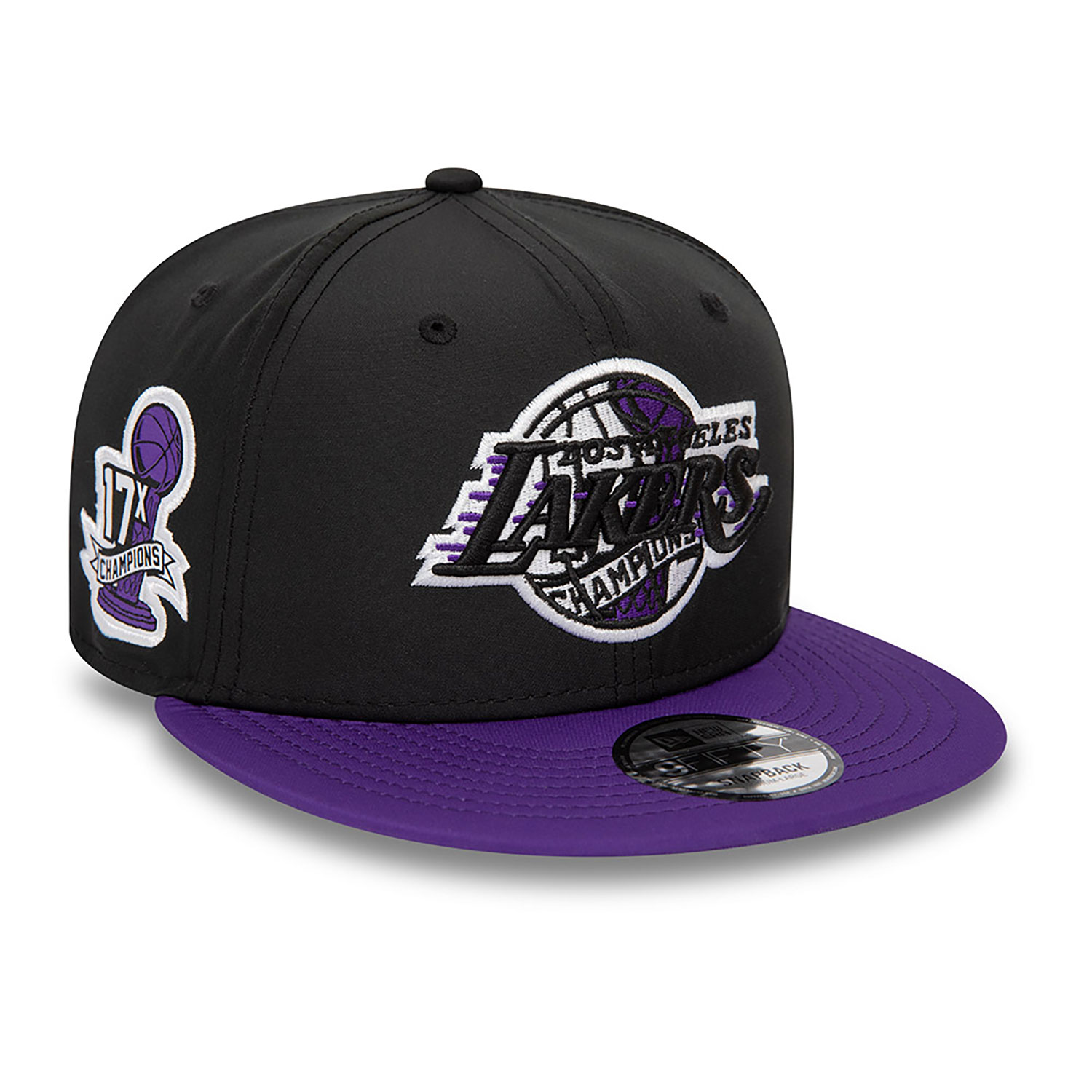 LA Lakers Infill Black 9FIFTY Snapback Cap