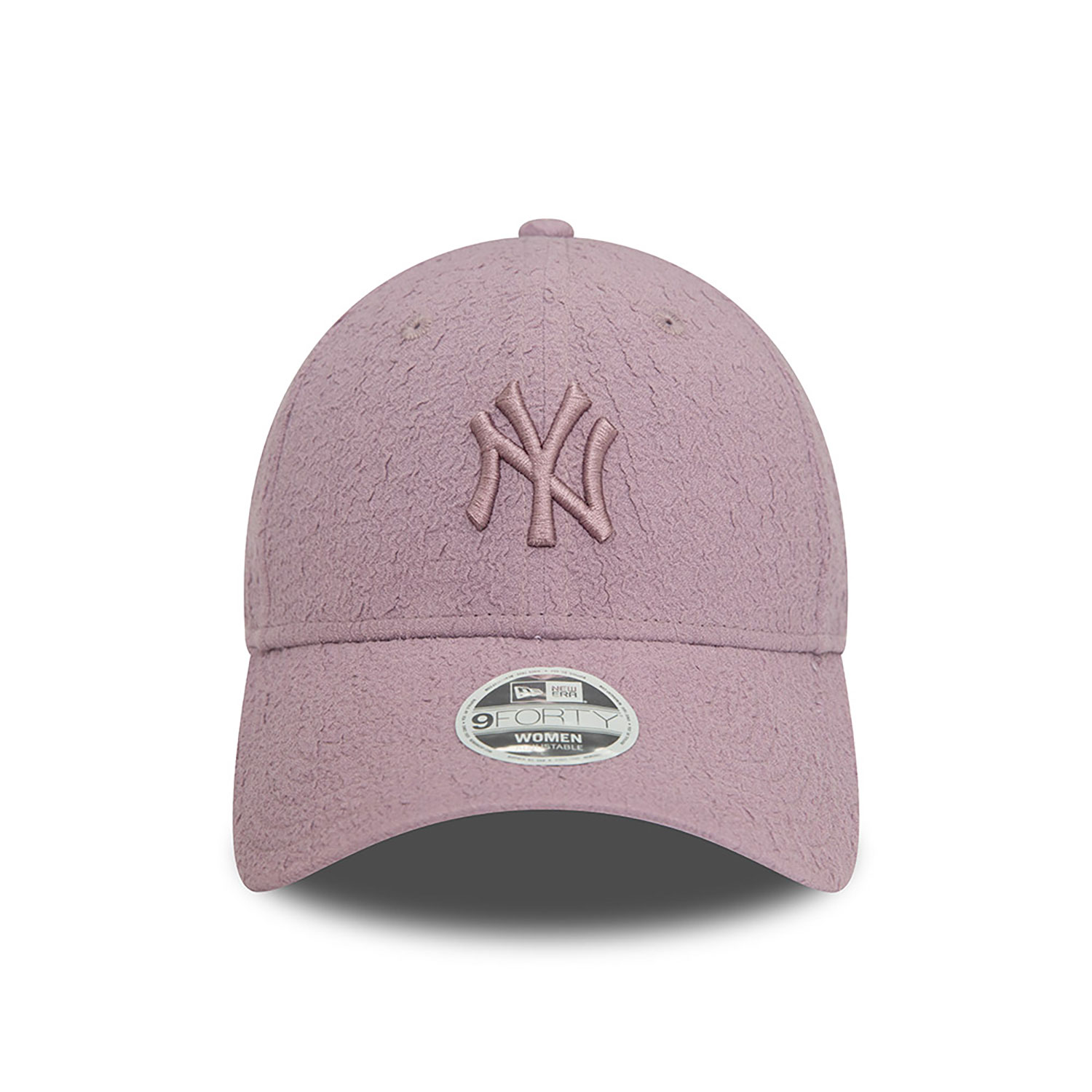 New York Yankees Womens Bubble Stitch Purple 9FORTY Adjustable Cap