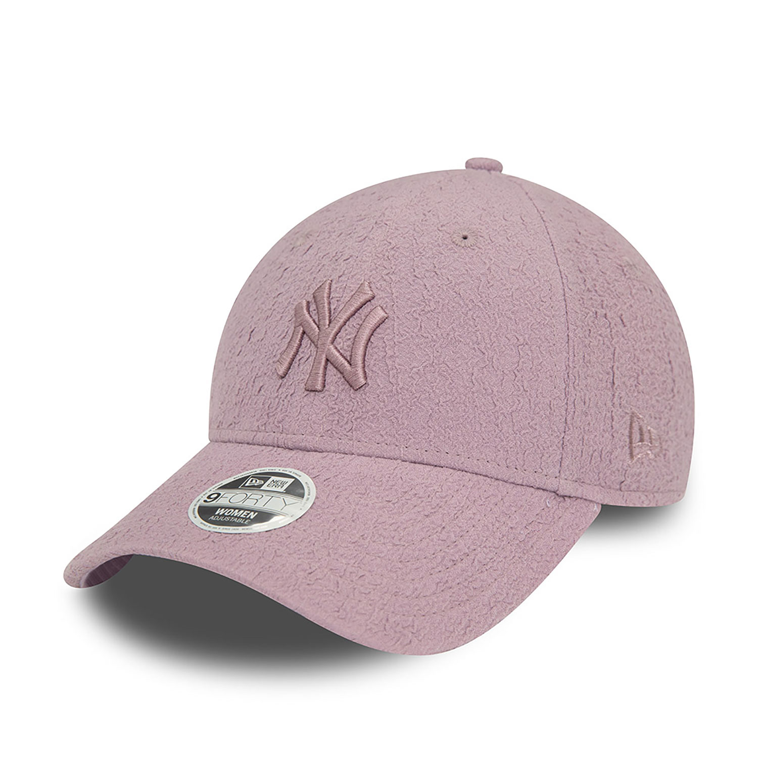New York Yankees Womens Bubble Stitch Purple 9FORTY Adjustable Cap