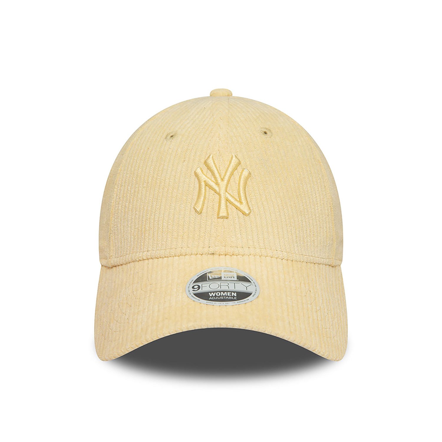 New York Yankees Womens Summer Cord Yellow 9FORTY Adjustable Cap