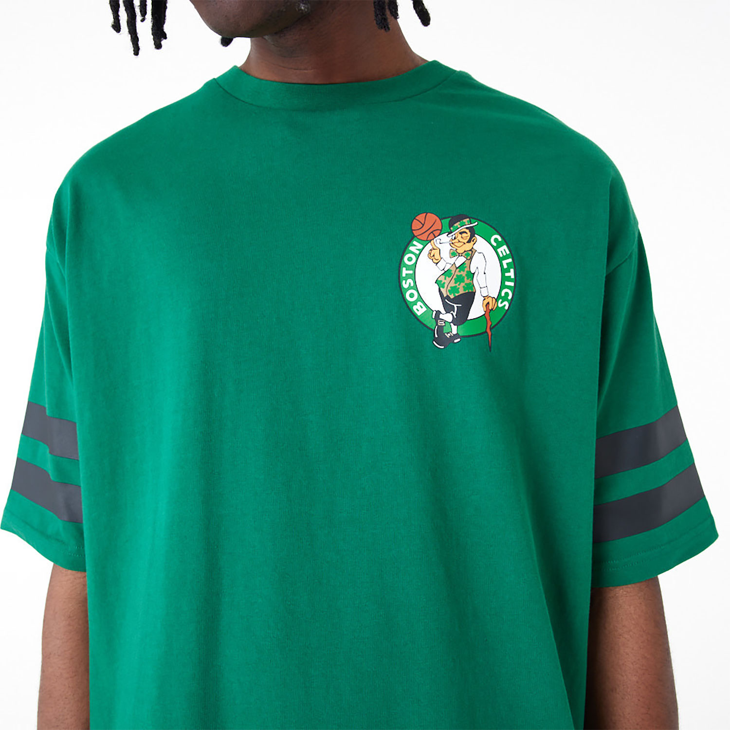 Boston Celtics NBA Arch Graphic Green Oversized T-Shirt