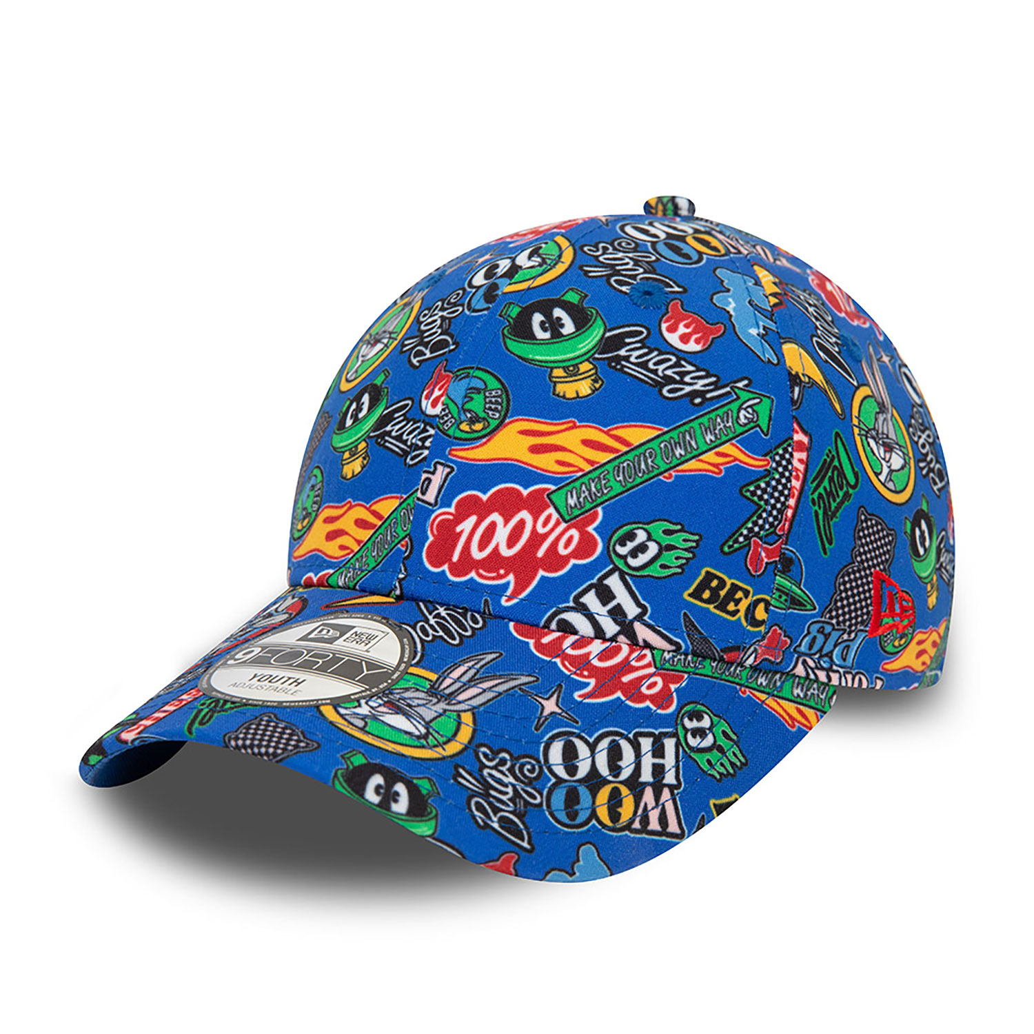 Multi Character Youth Looney Tunes Graphic Blue 9FORTY Adjustable Cap