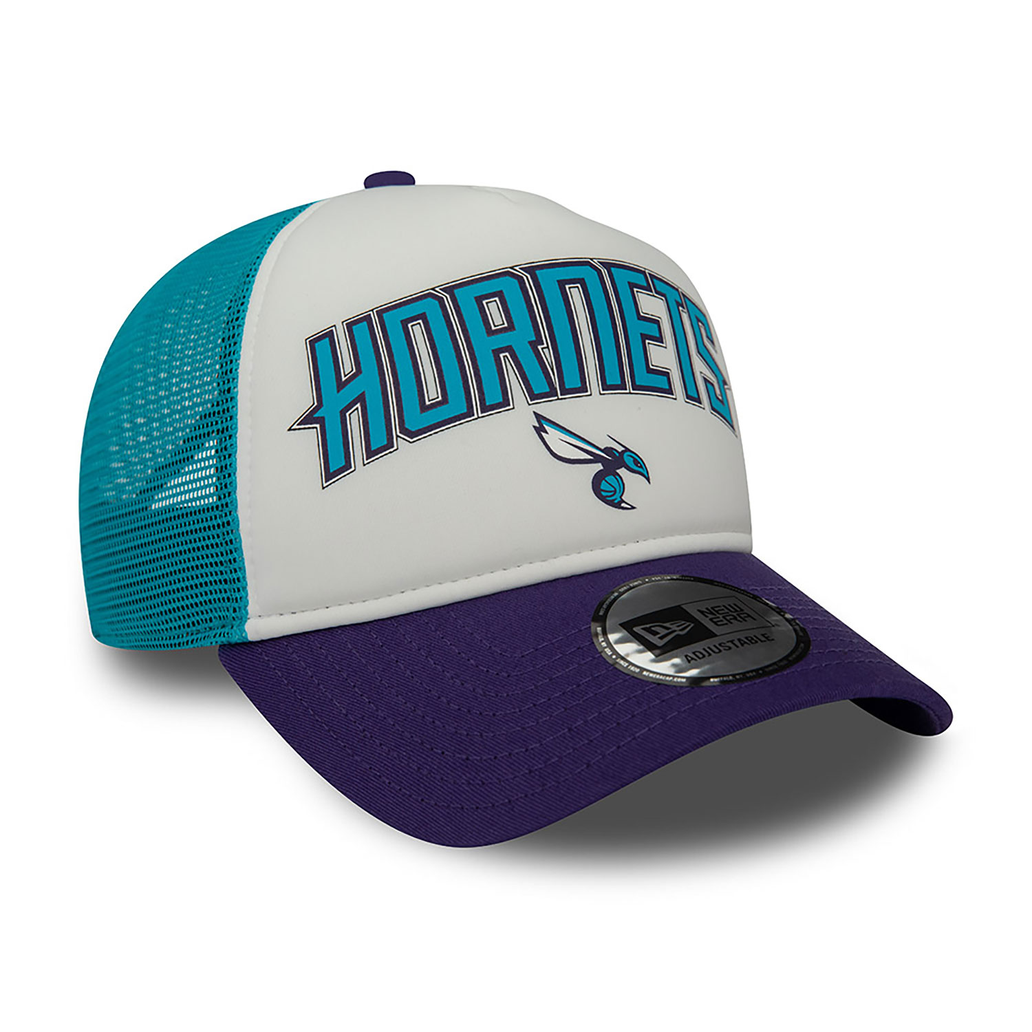 Charlotte Hornets NBA Retro Blue E-Frame Trucker Cap
