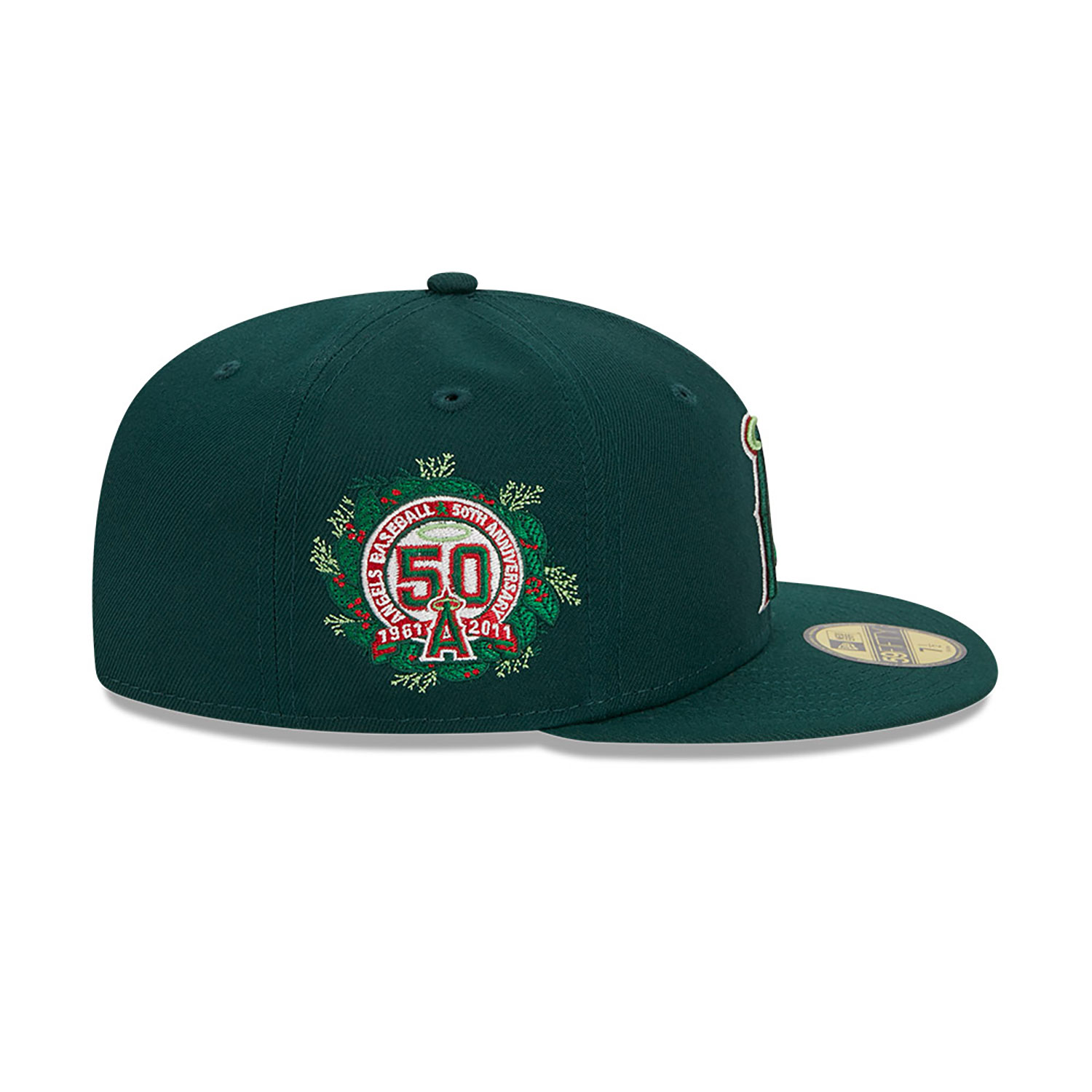 LA Angels Spice Berry Dark Green 59FIFTY Fitted Cap