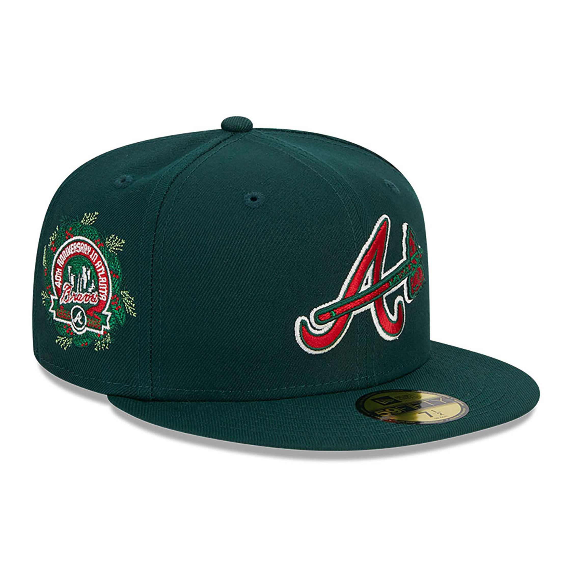 Atlanta Braves Spice Berry Dark Green 59FIFTY Fitted Cap