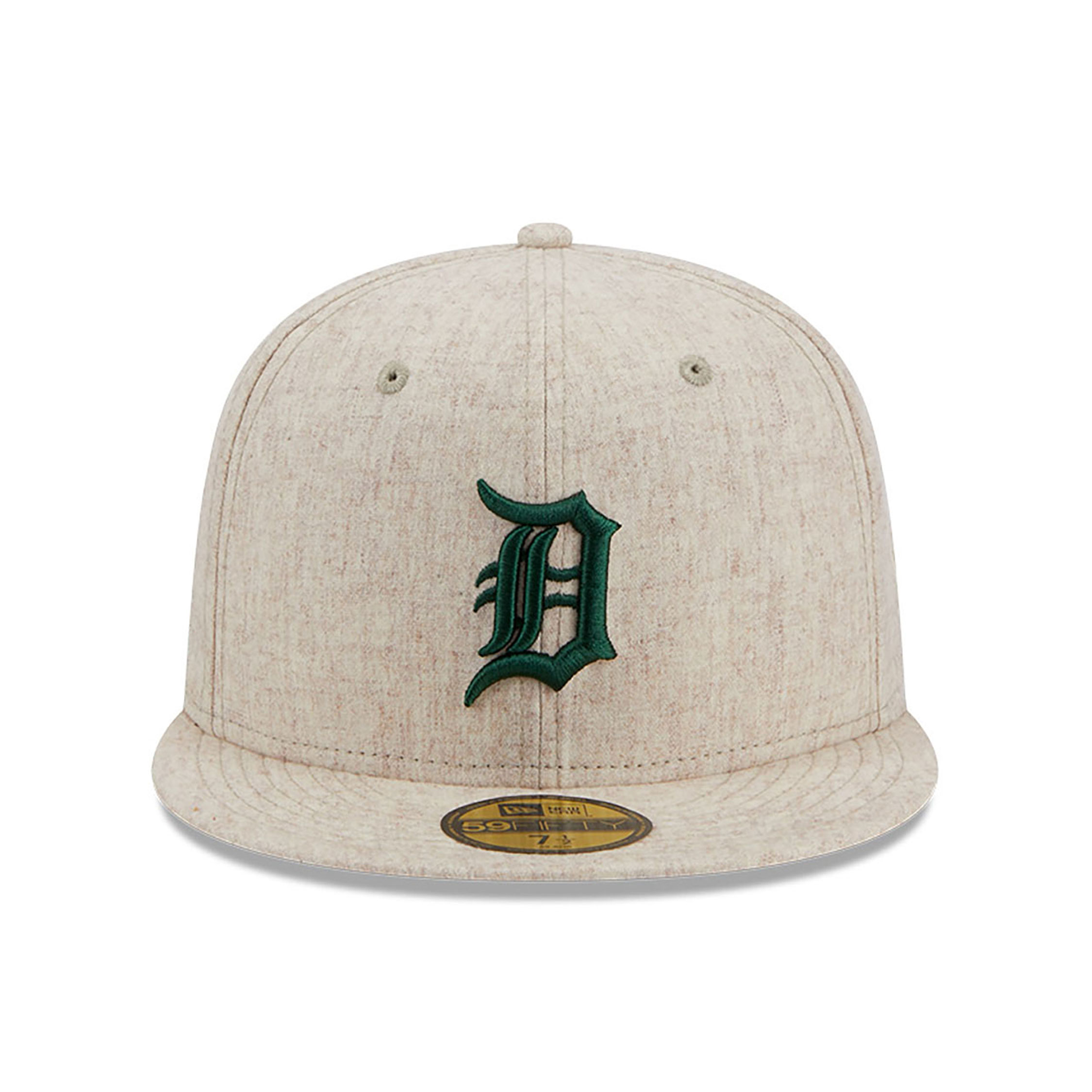 Detroit Tigers Wool Plaid Light Beige 59FIFTY Fitted Cap