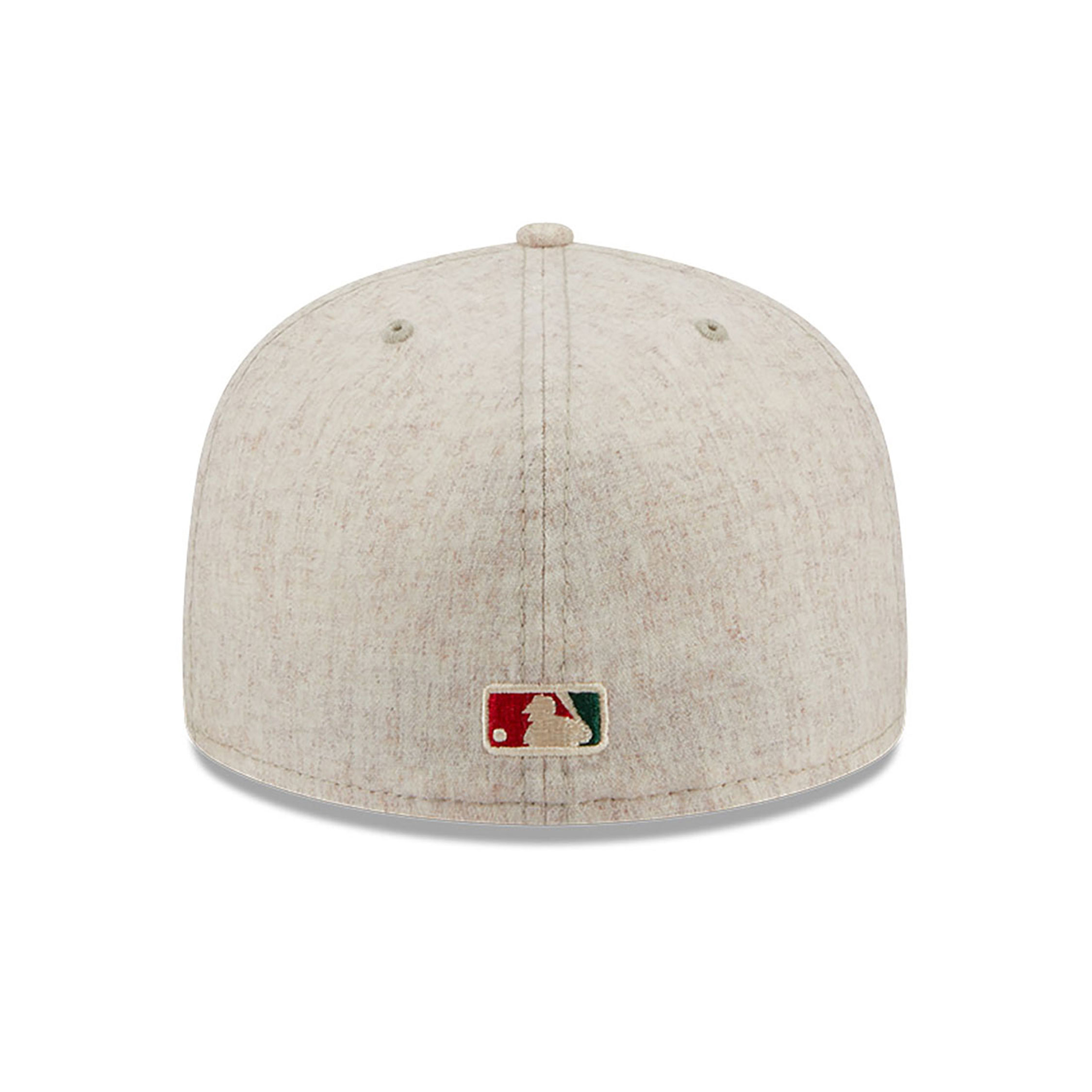 New York Yankees Wool Plaid Light Beige 59FIFTY Fitted Cap