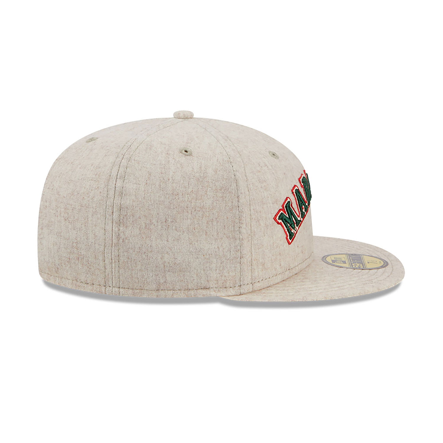 Seattle Mariners Wool Plaid Light Beige 59FIFTY Fitted Cap