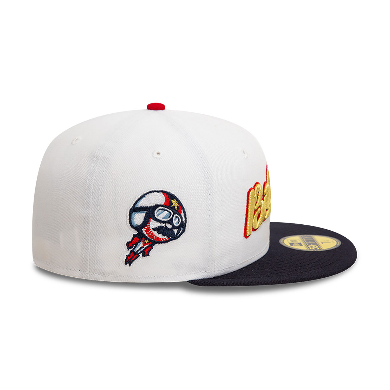 Kannapolis Cannon Ballers MiLB Ballers White 59FIFTY Fitted Cap