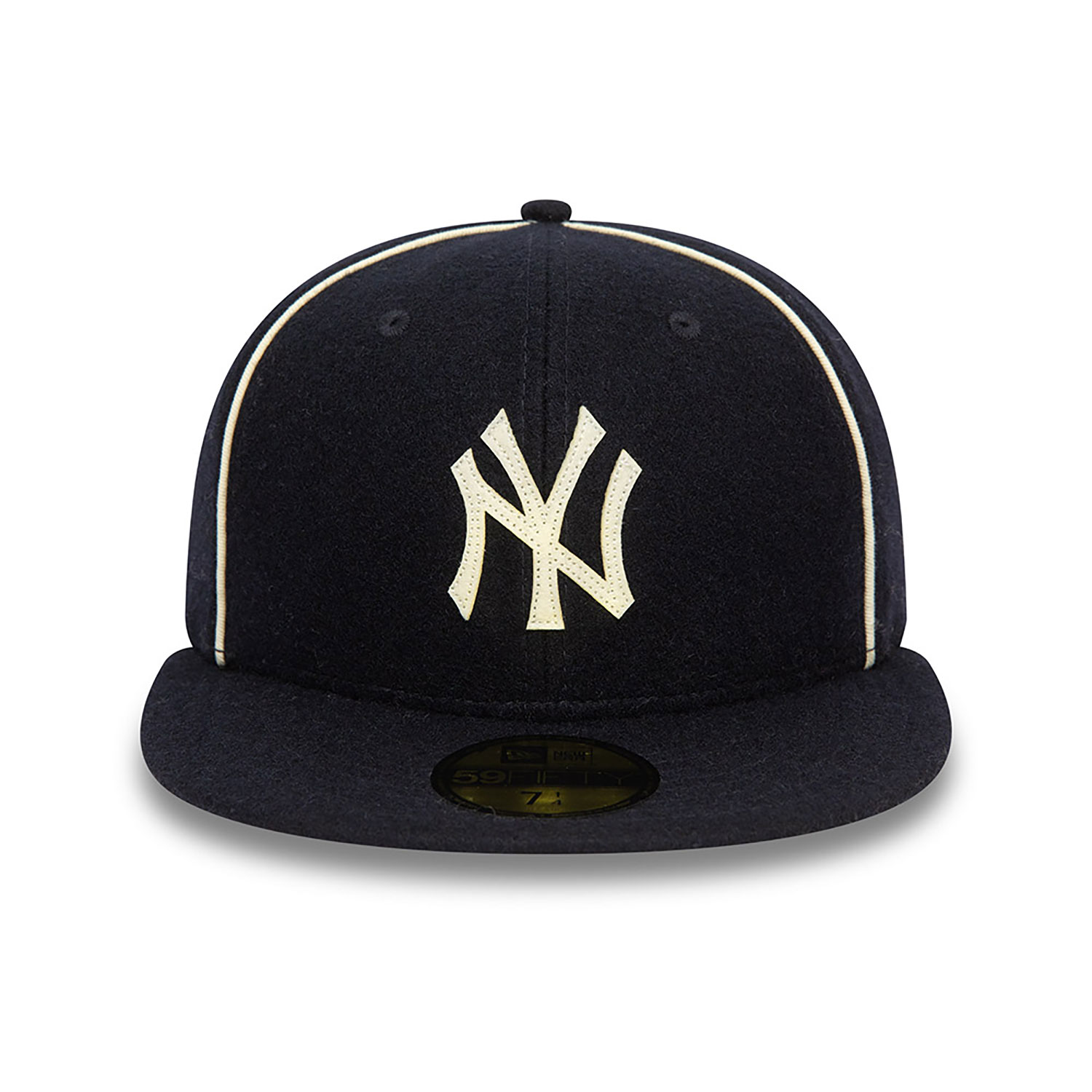 New York Yankees Team Piping Wool Navy 59FIFTY Fitted Cap