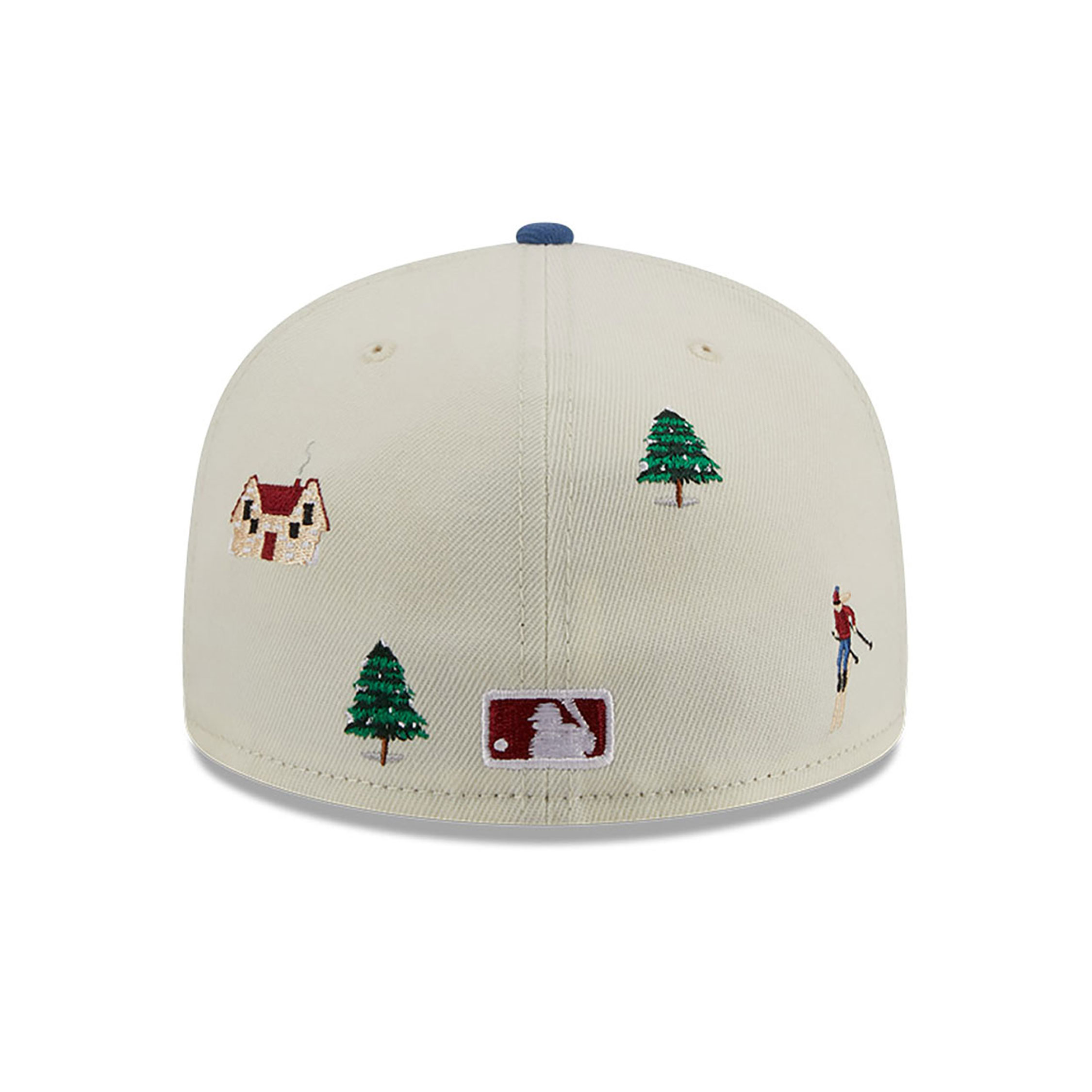 LA Dodgers Snowboard Off White 59FIFTY Fitted Cap