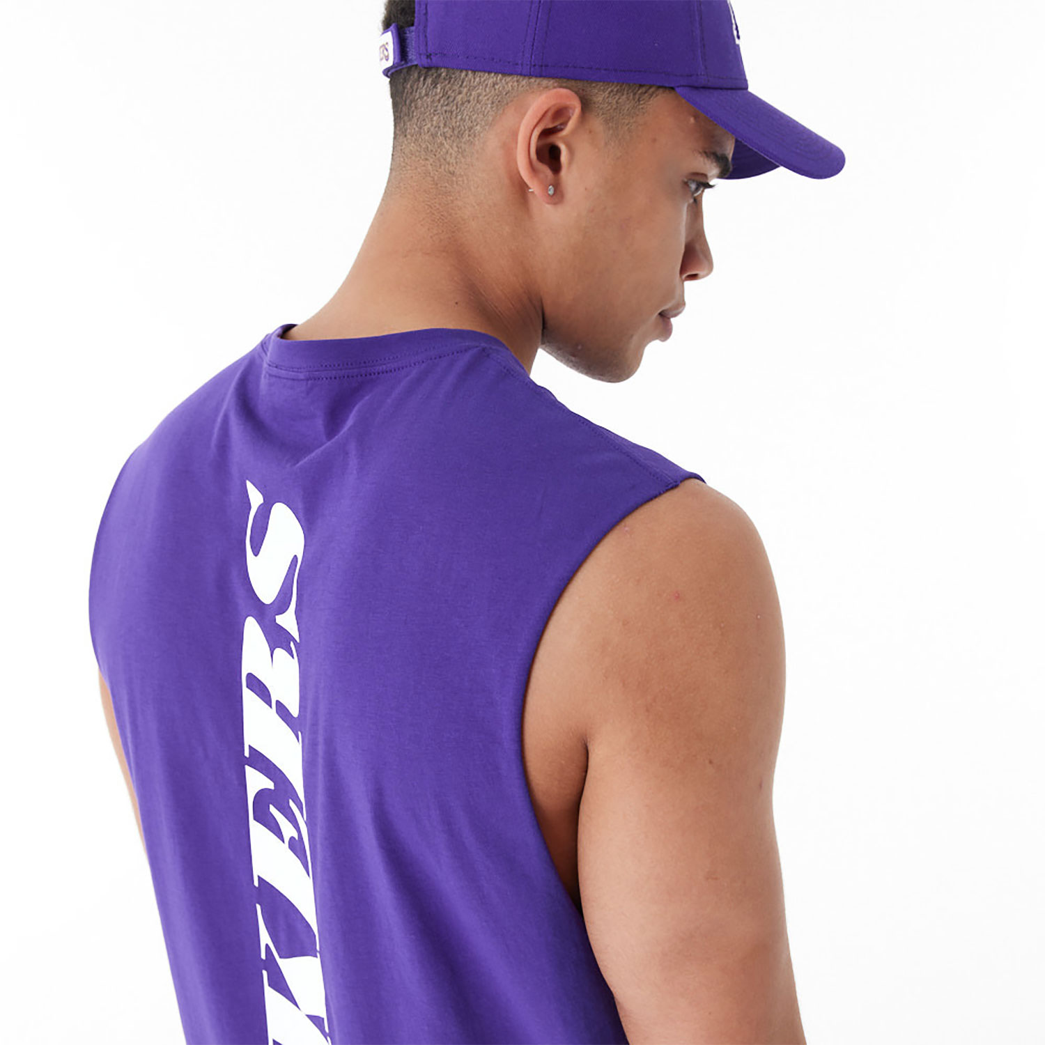 LA Lakers NBA Purple Sleeveless T-Shirt