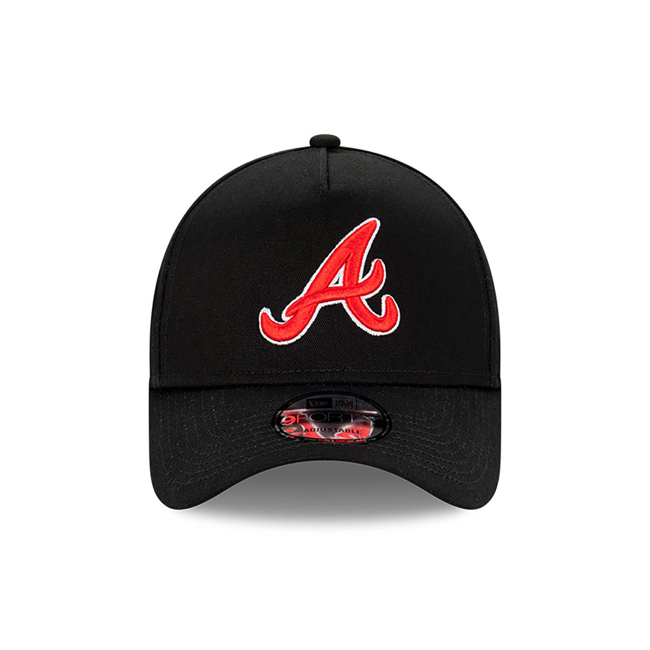 Atlanta Braves Anniversary Black 9FORTY A-Frame Adjustable Cap