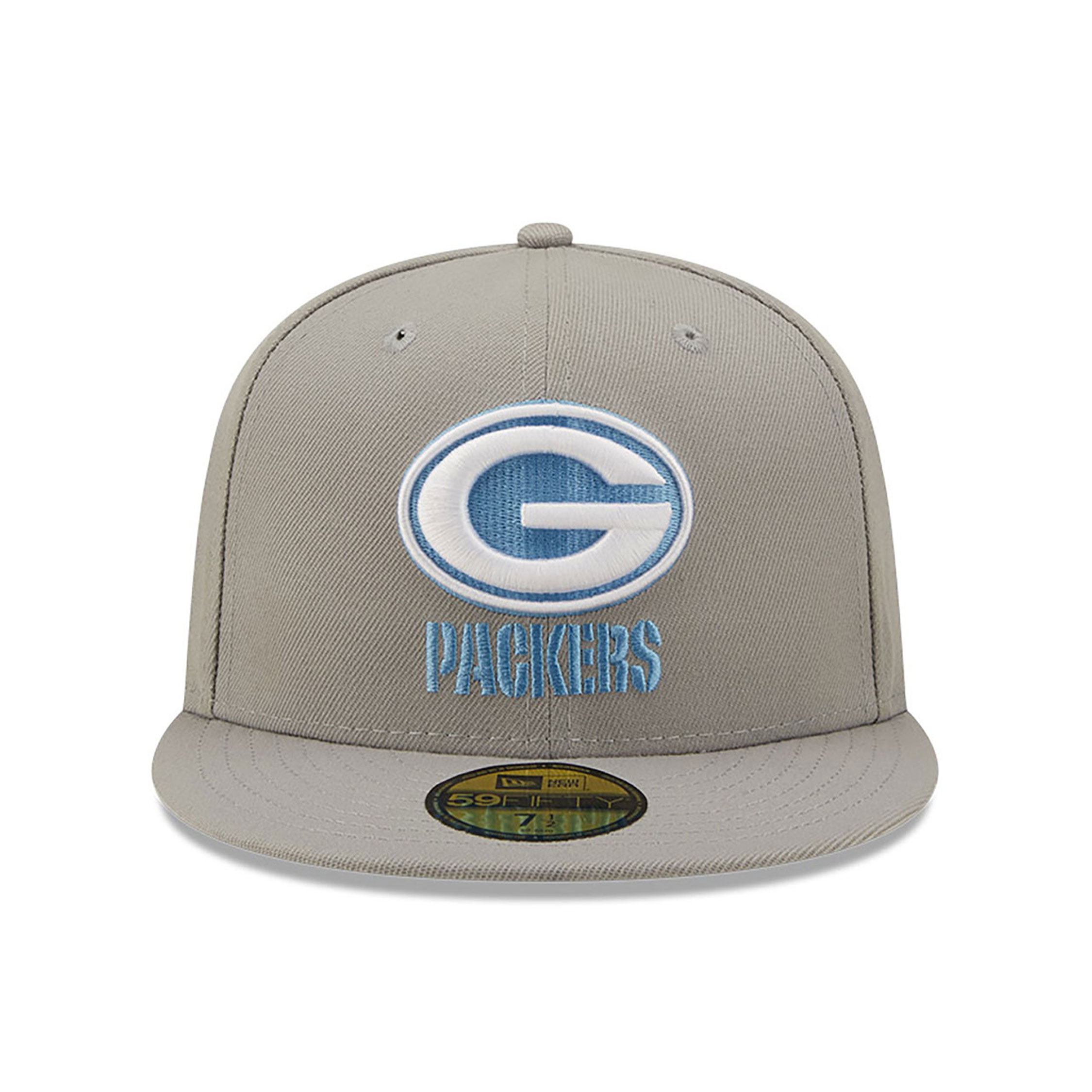 Green Bay Packers NFL Stormy Days Grey 59FIFTY Fitted Cap