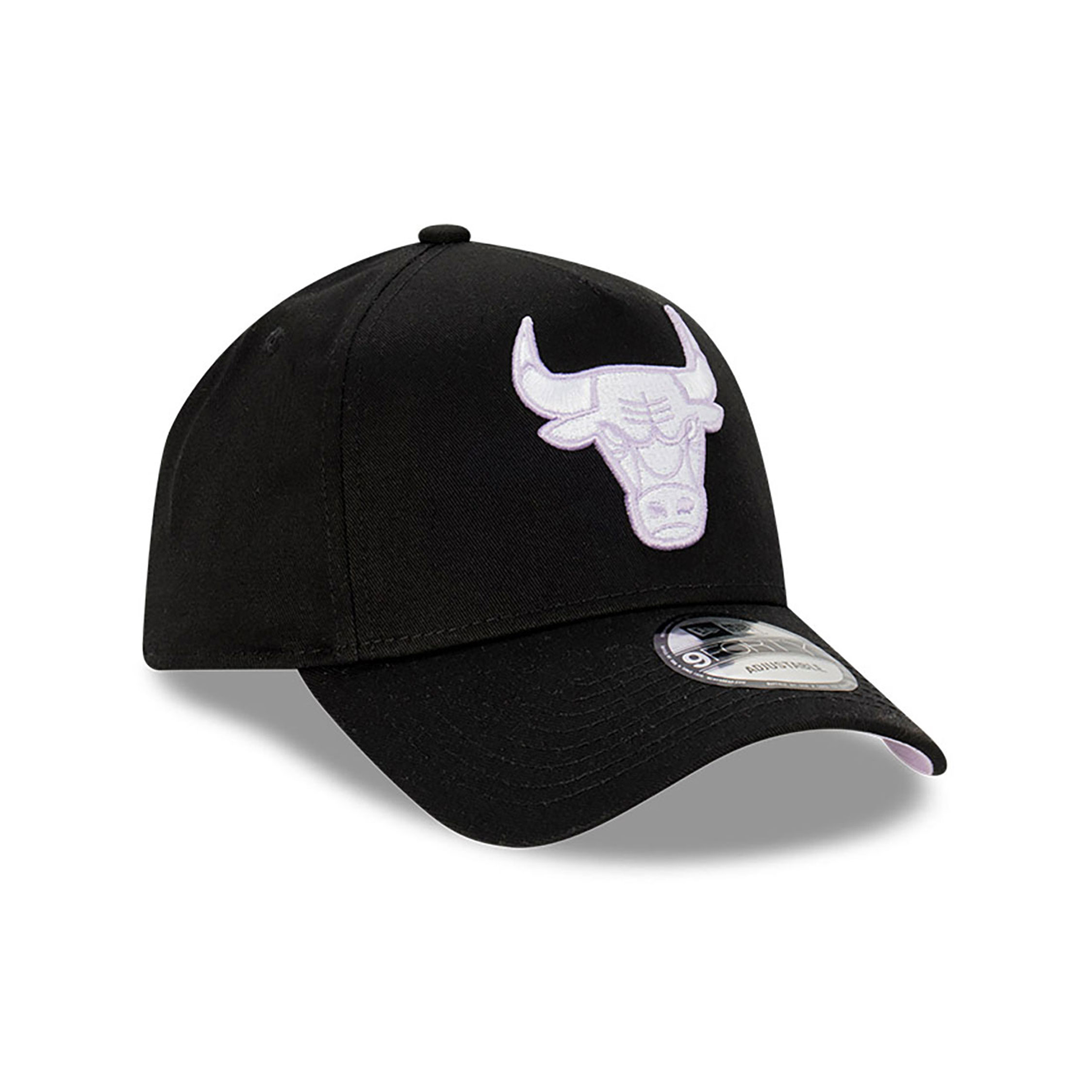 Chicago Bulls Black Lilac 9FORTY A-Frame Adjustable Cap