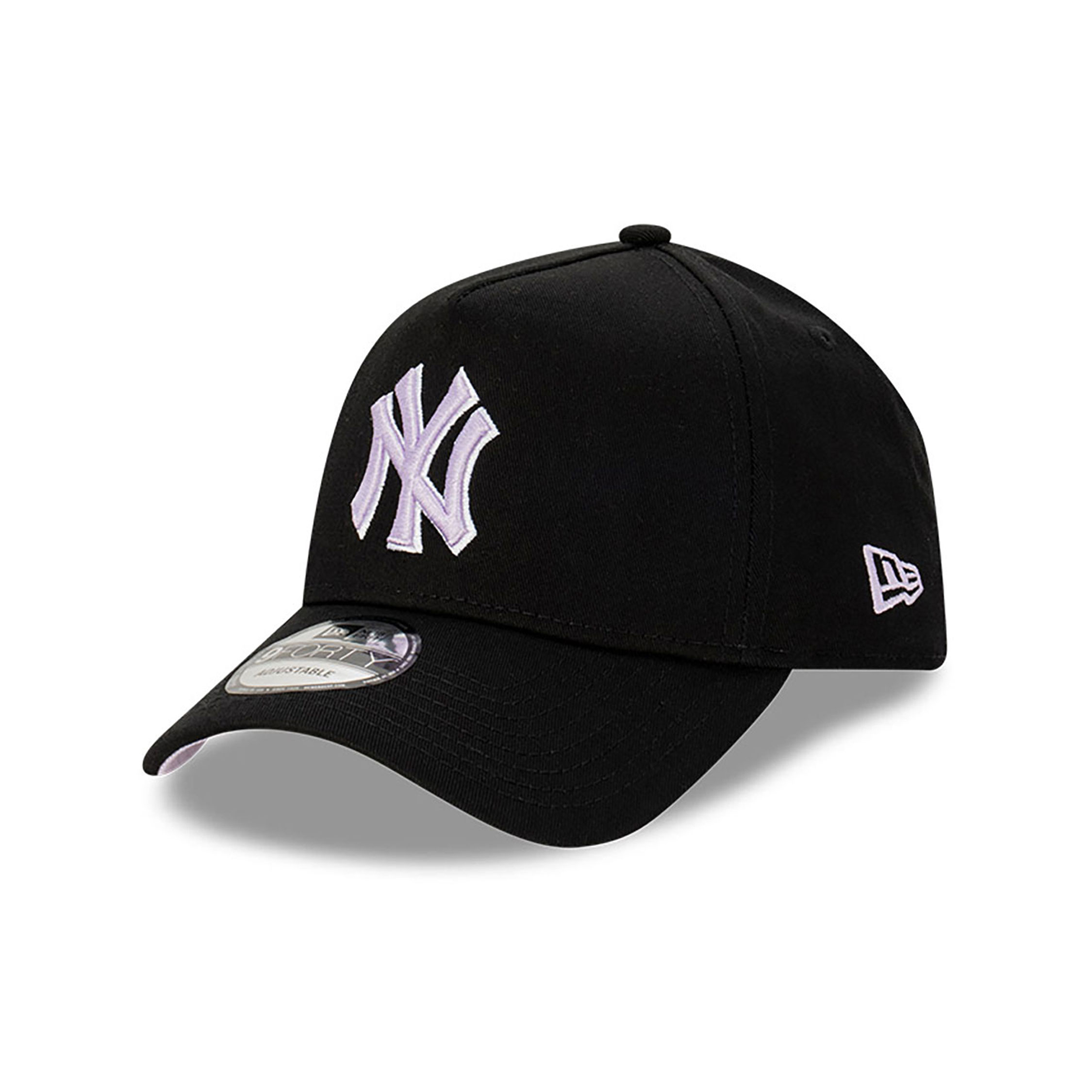 New York Yankees Black Lilac 9FORTY A-Frame Adjustable Cap