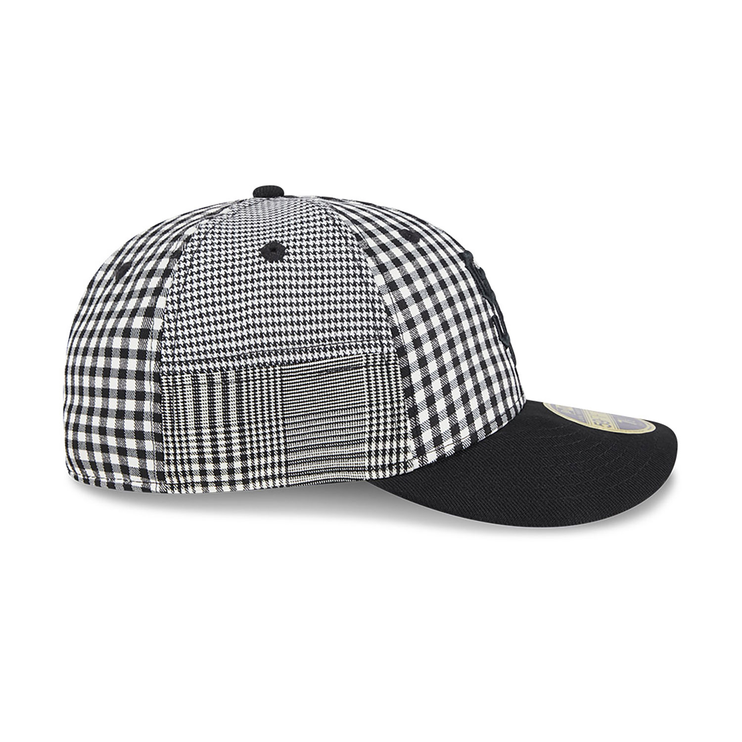 San Francisco Giants Patch Plaid Black Low Profile 59FIFTY Fitted Cap