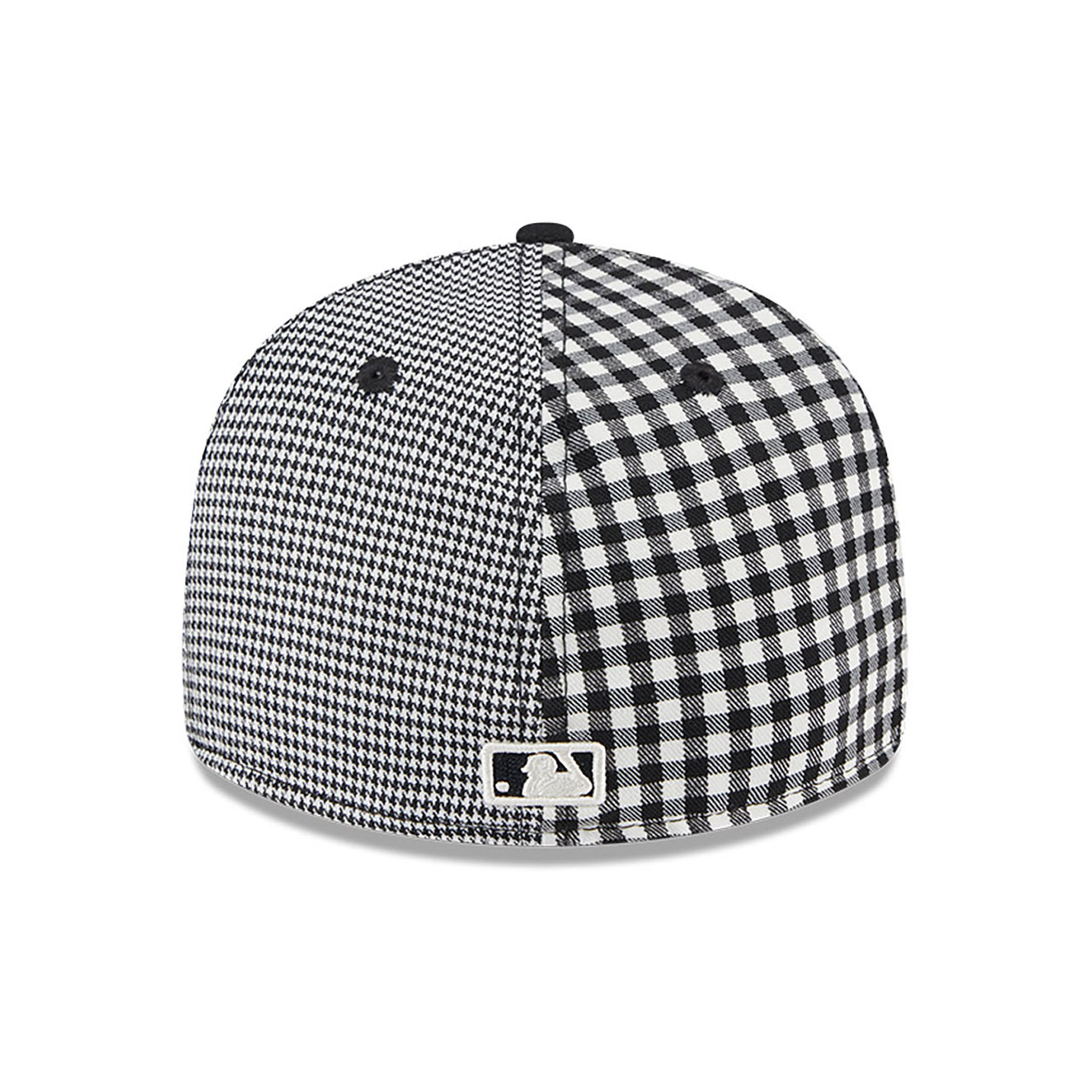 San Diego Padres Patch Plaid Black Low Profile 59FIFTY Fitted Cap