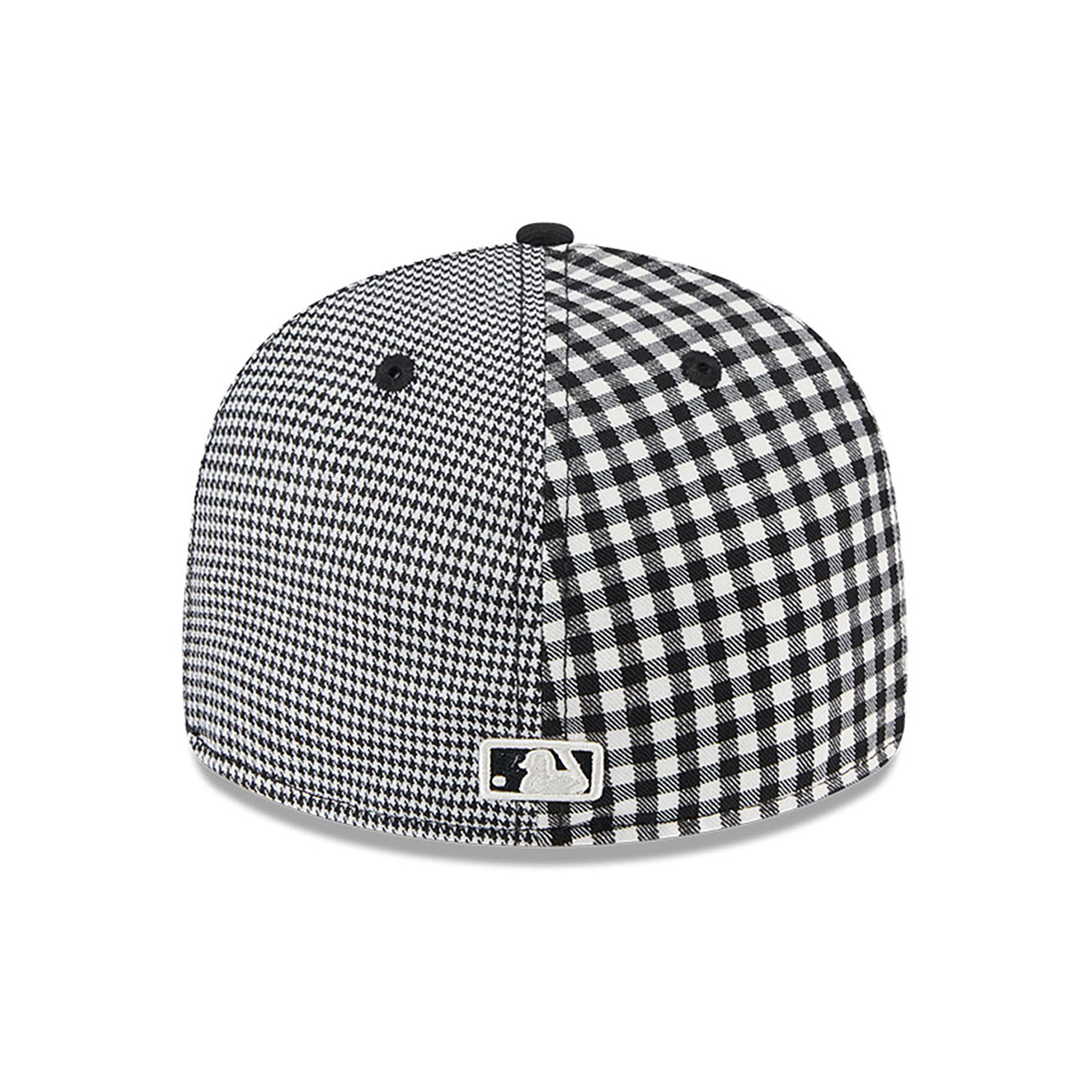 Chicago White Sox Patch Plaid Black Low Profile 59FIFTY Fitted Cap
