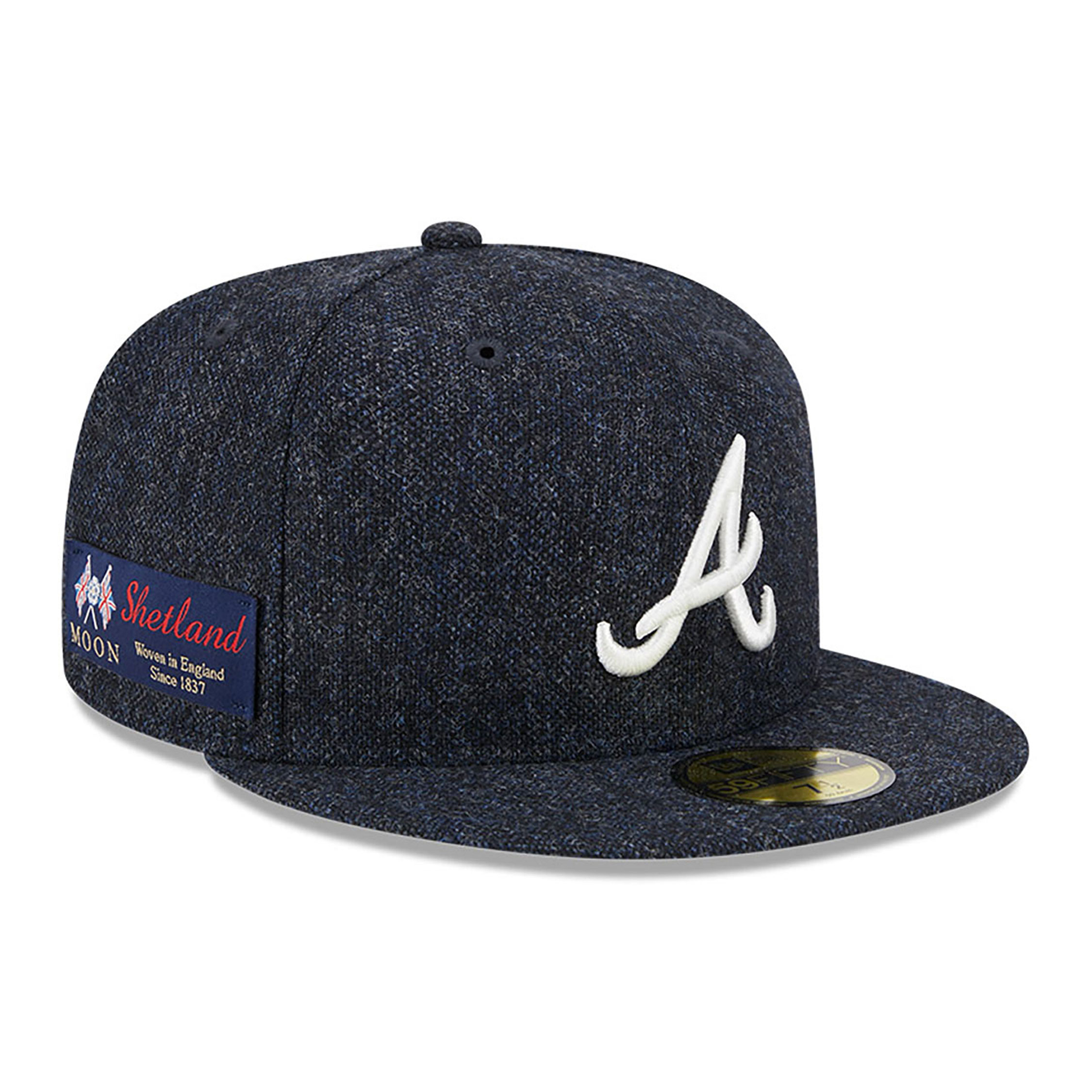 Atlanta Braves Moon Navy 59FIFTY Fitted Cap