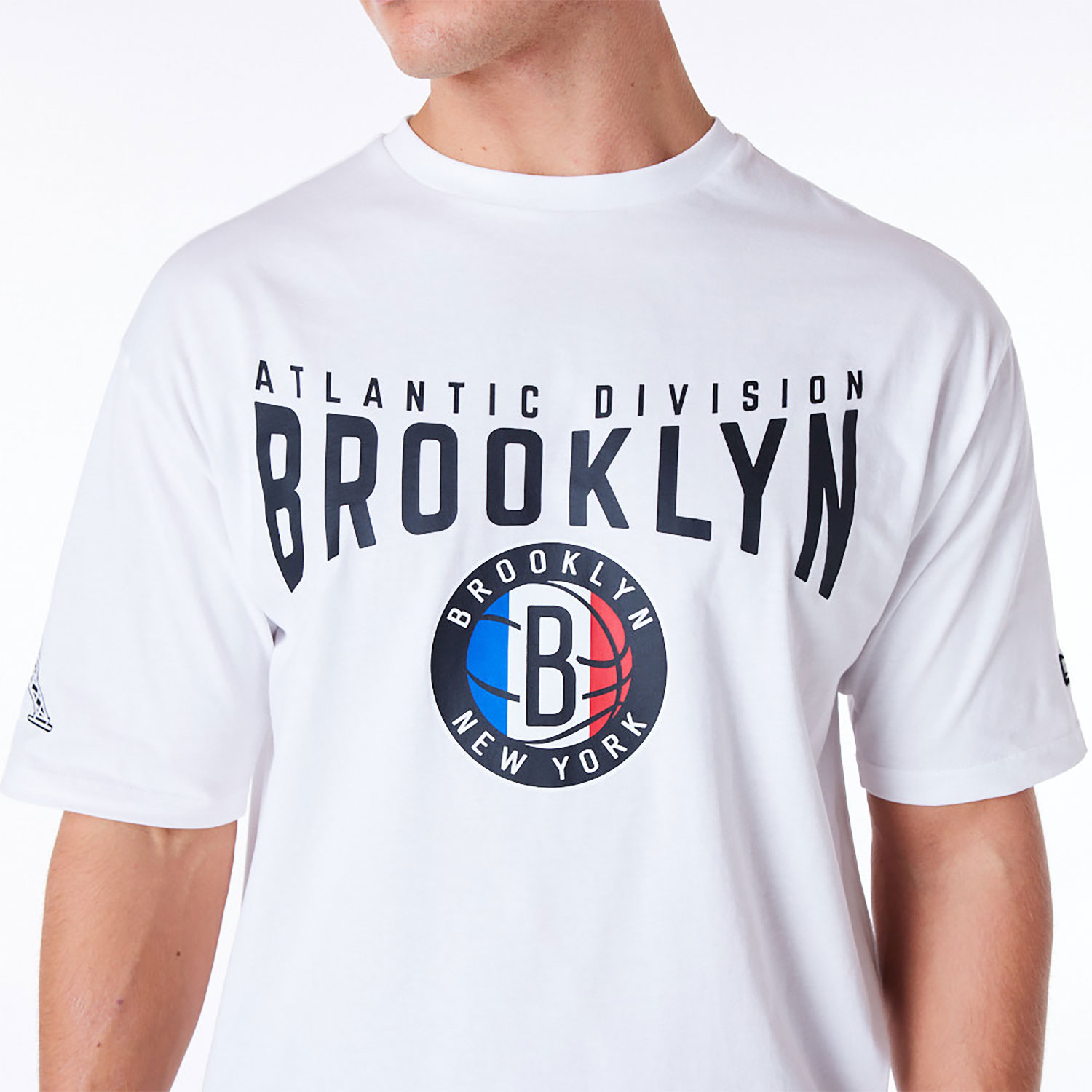 Brooklyn Nets NBA Paris Games White Oversized T-Shirt