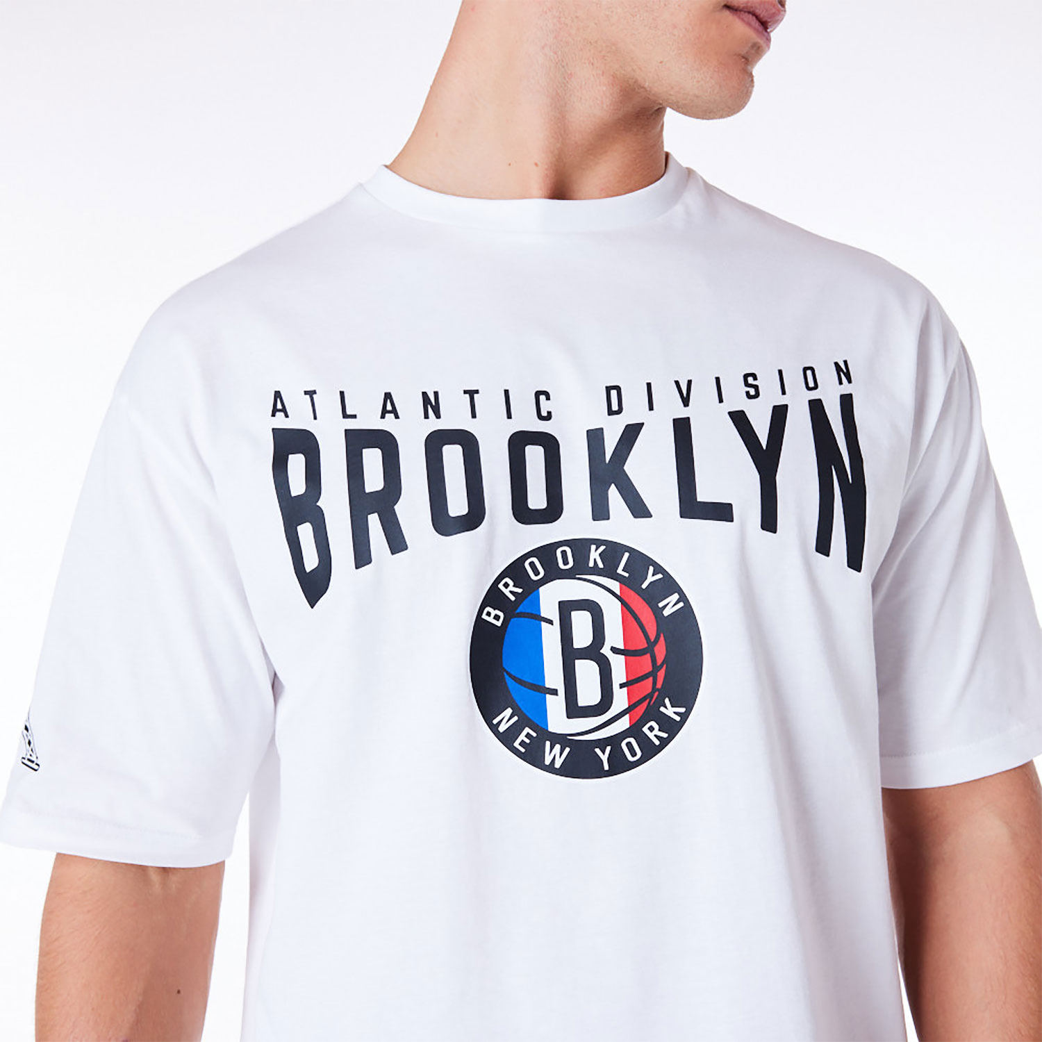 Brooklyn Nets NBA Paris Games White Oversized T-Shirt