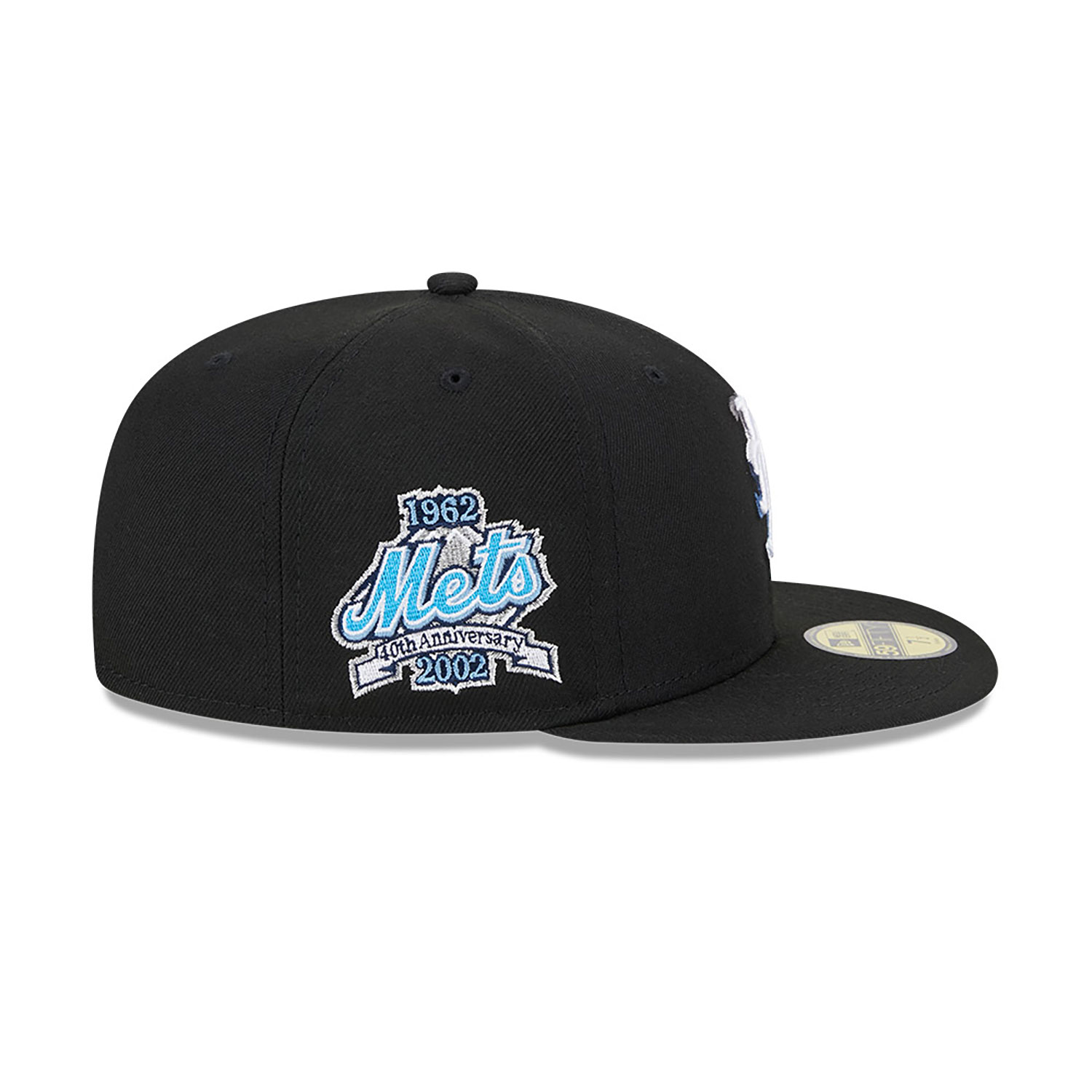 New York Mets Raceway Black 59FIFTY Fitted Cap
