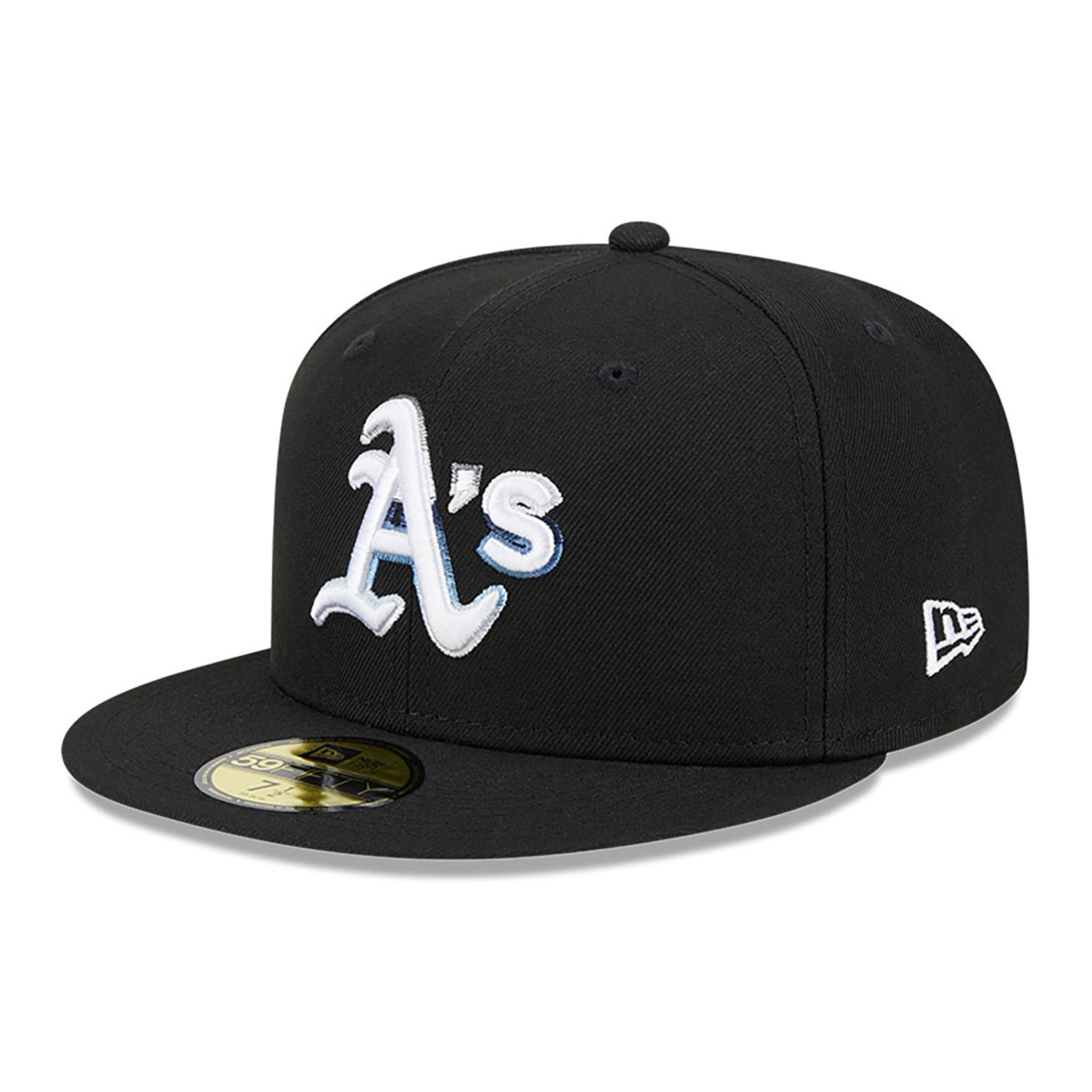 Oakland Athletics Raceway Black 59FIFTY Fitted Cap
