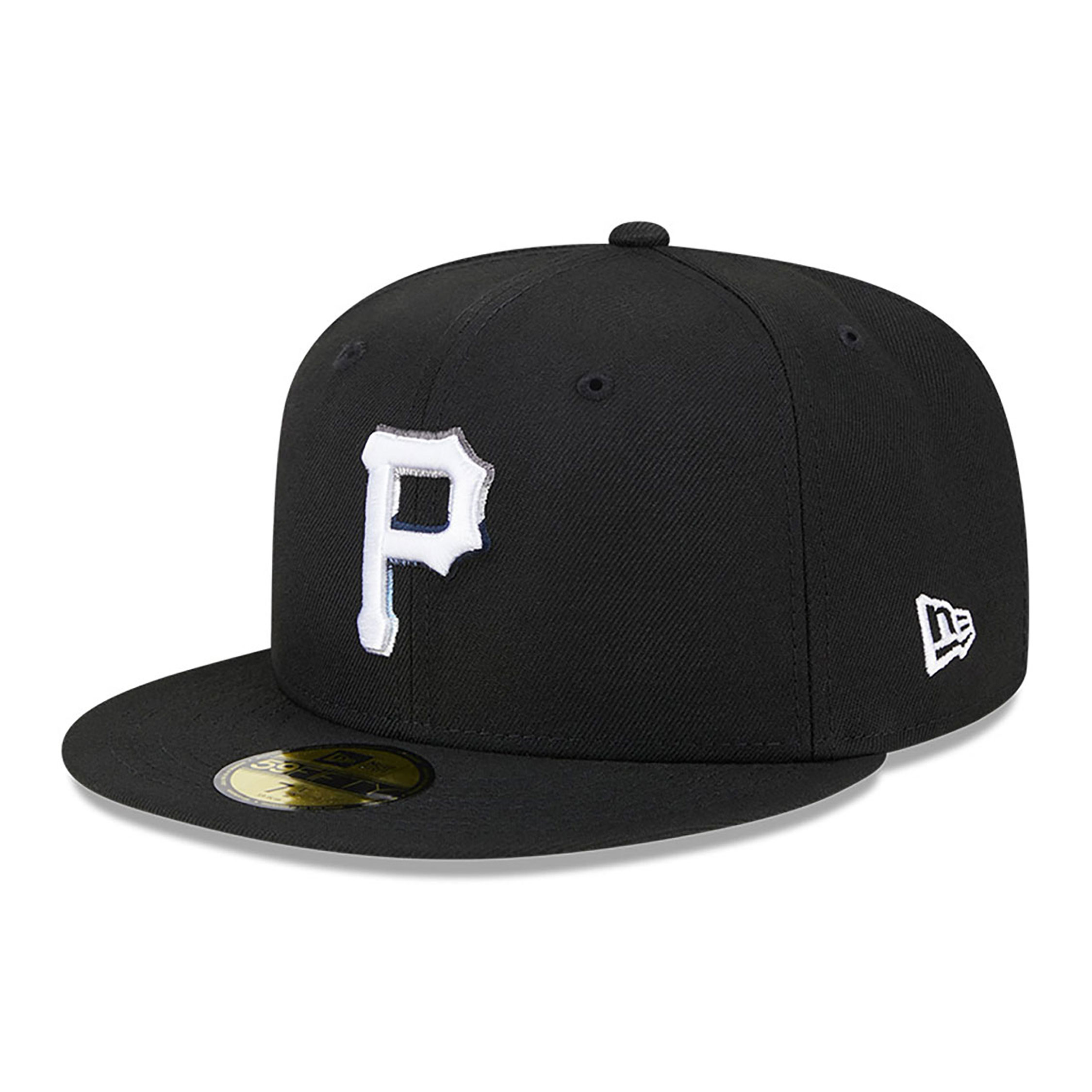 Pittsburgh Pirates Raceway Black 59FIFTY Fitted Cap