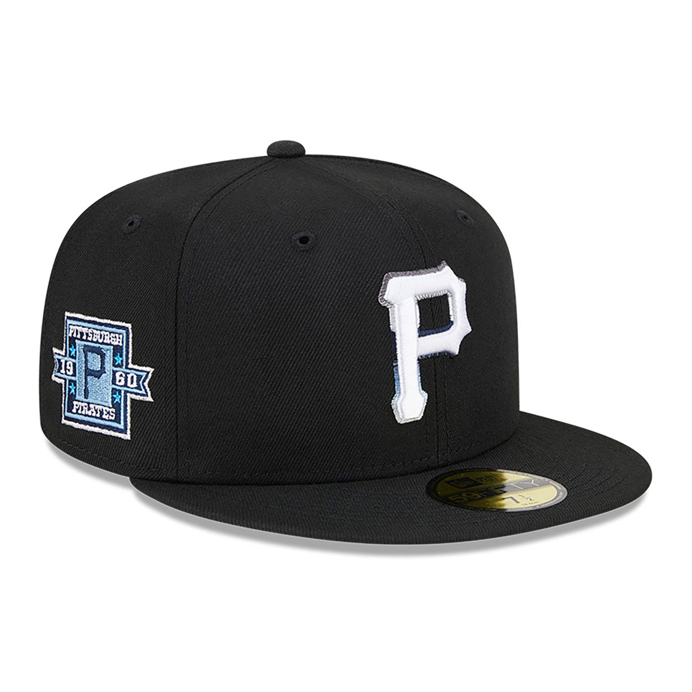 Pittsburgh Pirates Raceway Black 59FIFTY Fitted Cap