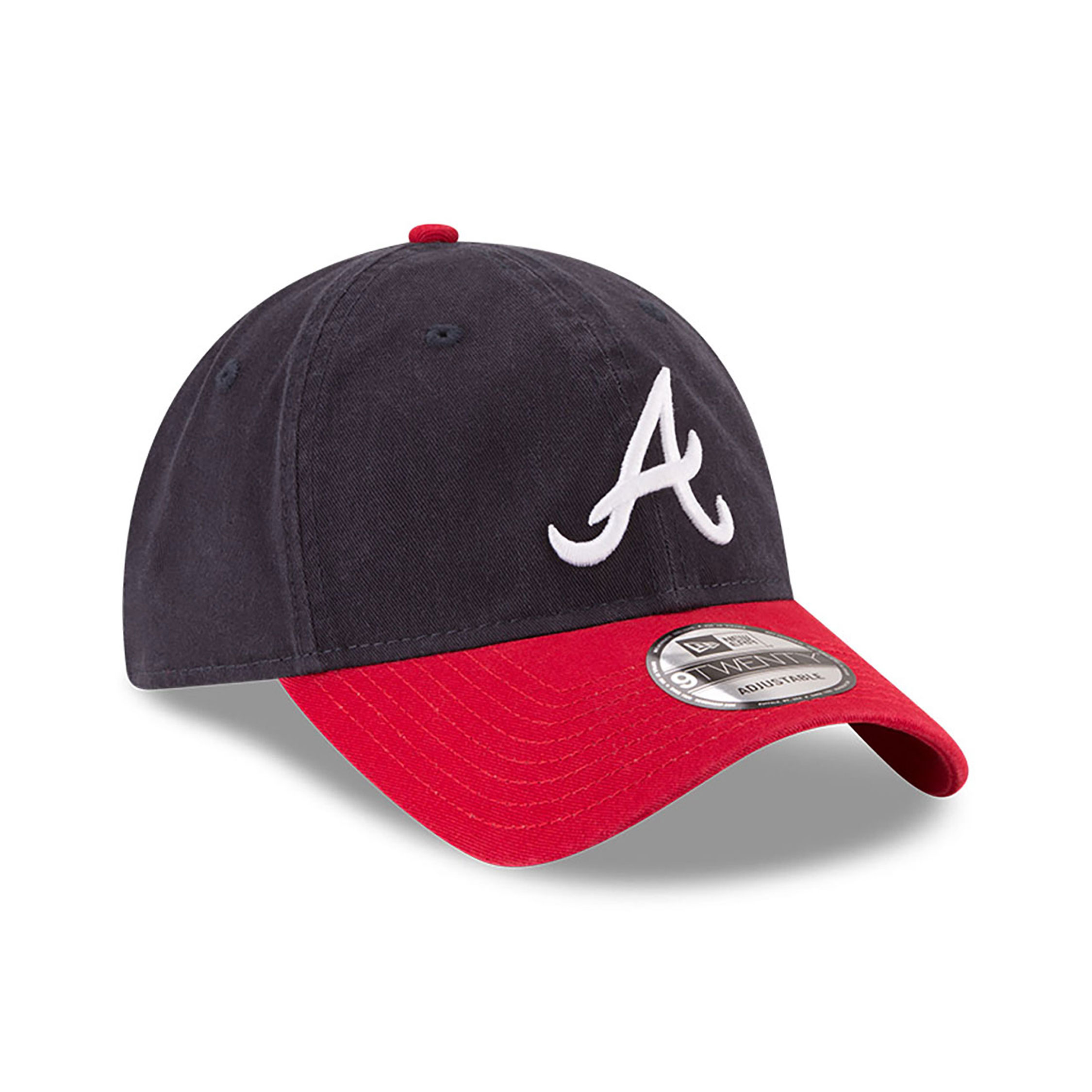 Atlanta Braves MLB Core Classic Navy and Red 9TWENTY Adjustable Cap