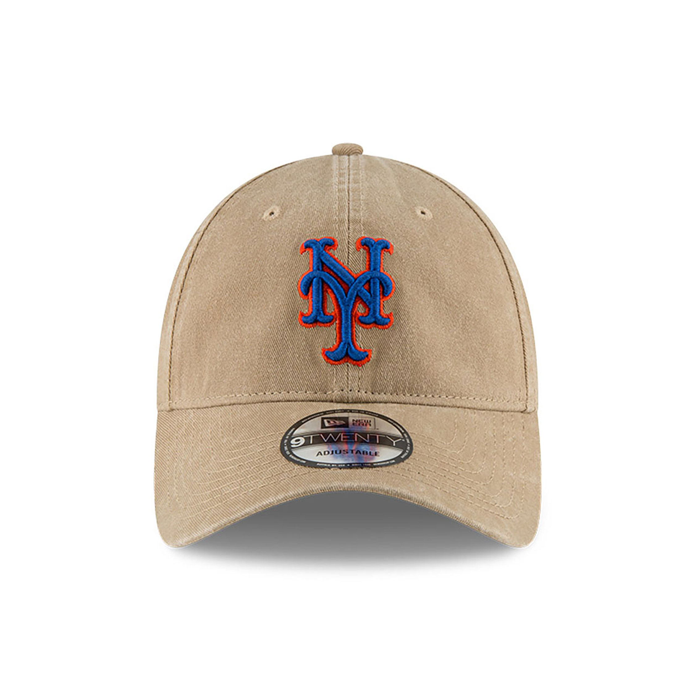 New York Mets MLB Core Classic Beige 9TWENTY Adjustable Cap