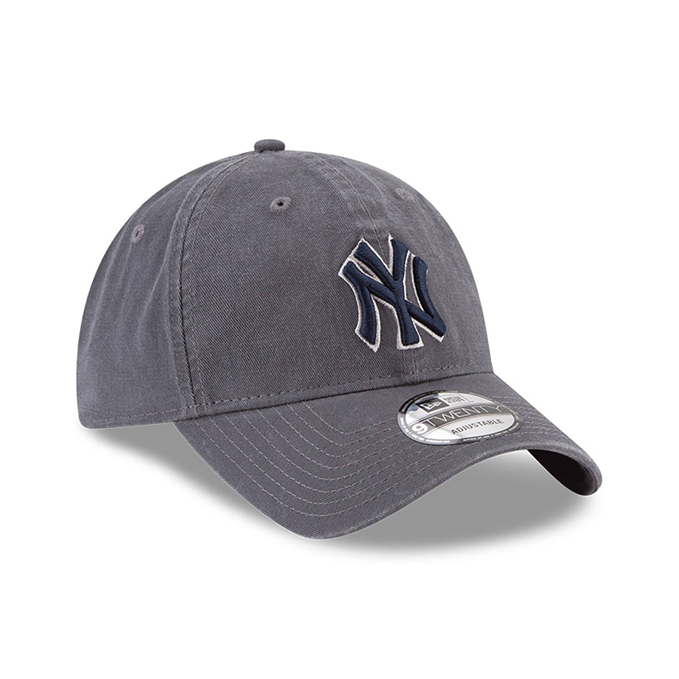 New York Yankees MLB Core Classic Grey 9TWENTY Adjustable Cap