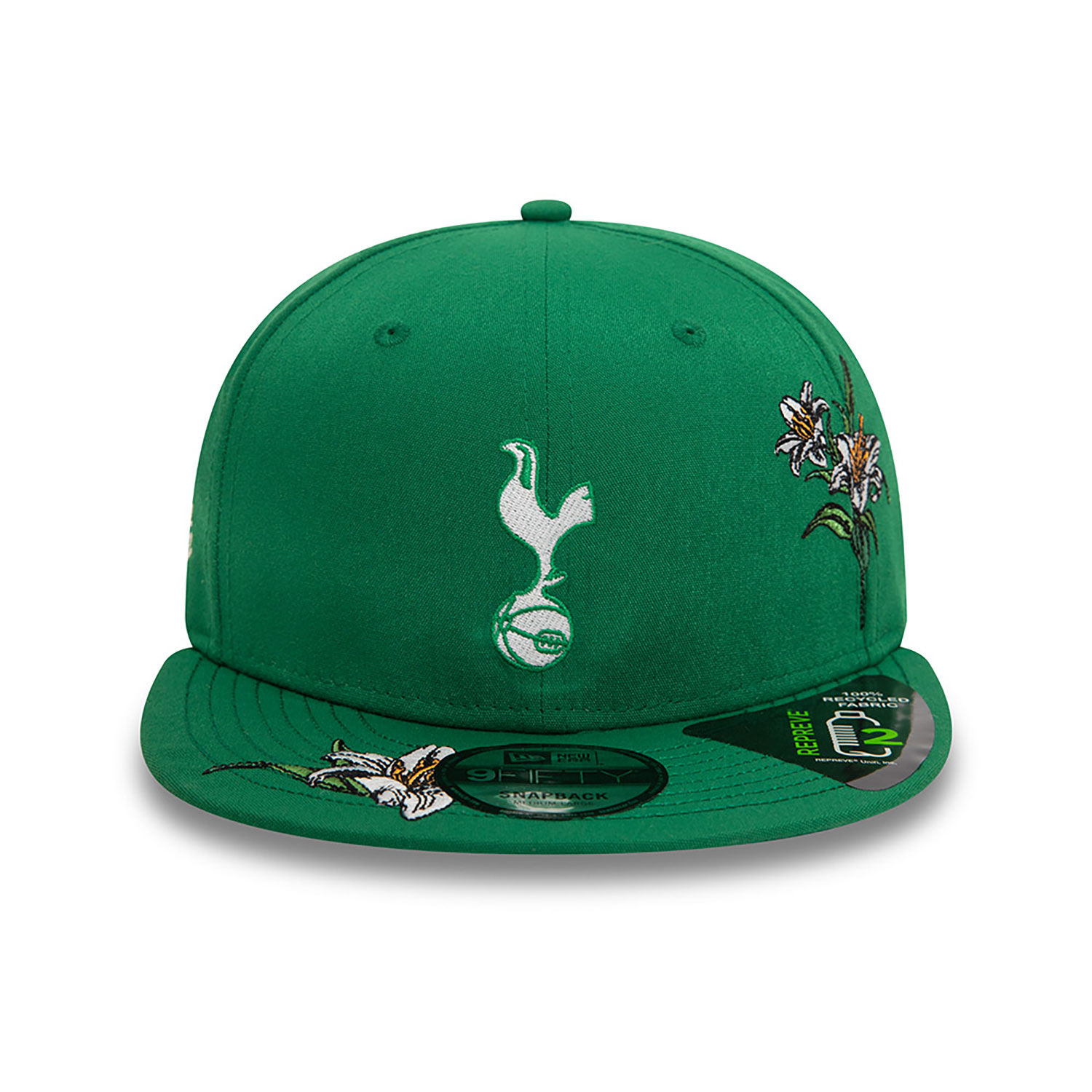 Tottenham Hotspur FC Lilywhite Repreve Green 9FIFTY Snapback Cap
