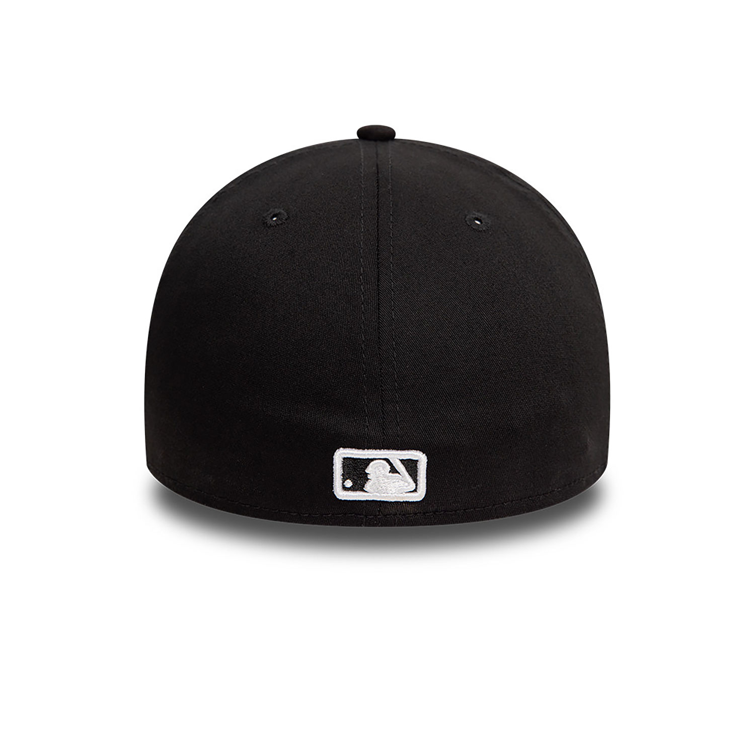New York Yankees League Essential Black 39THIRTY A-Frame Stretch Fit Cap