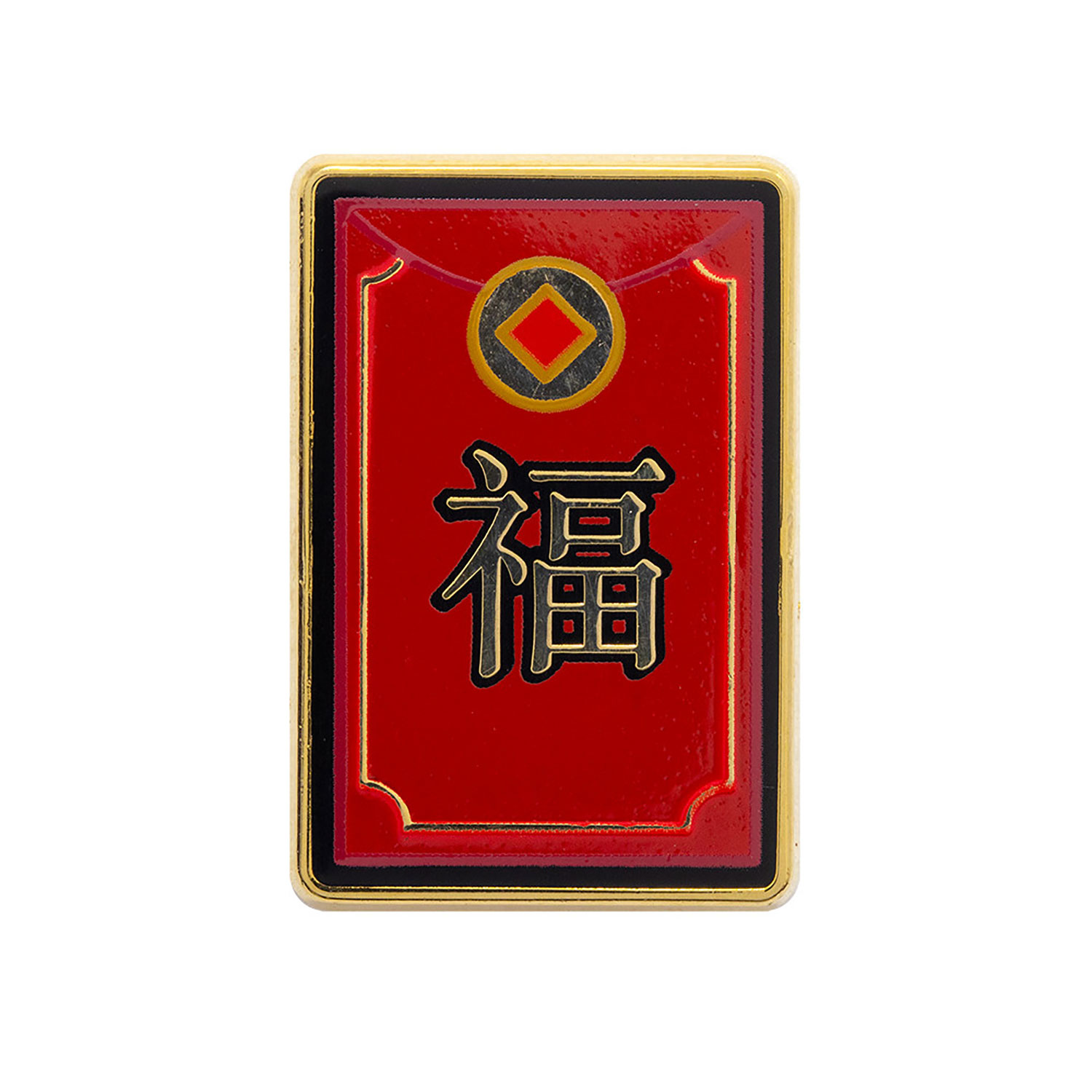 Lunar New Year Red Envelope Pin Badge