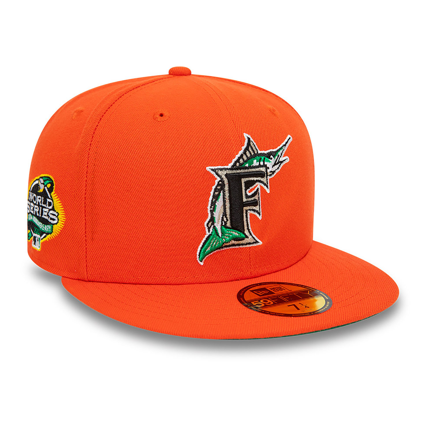Miami Marlins World Series Flavour Boost Orange 59FIFTY Fitted Cap