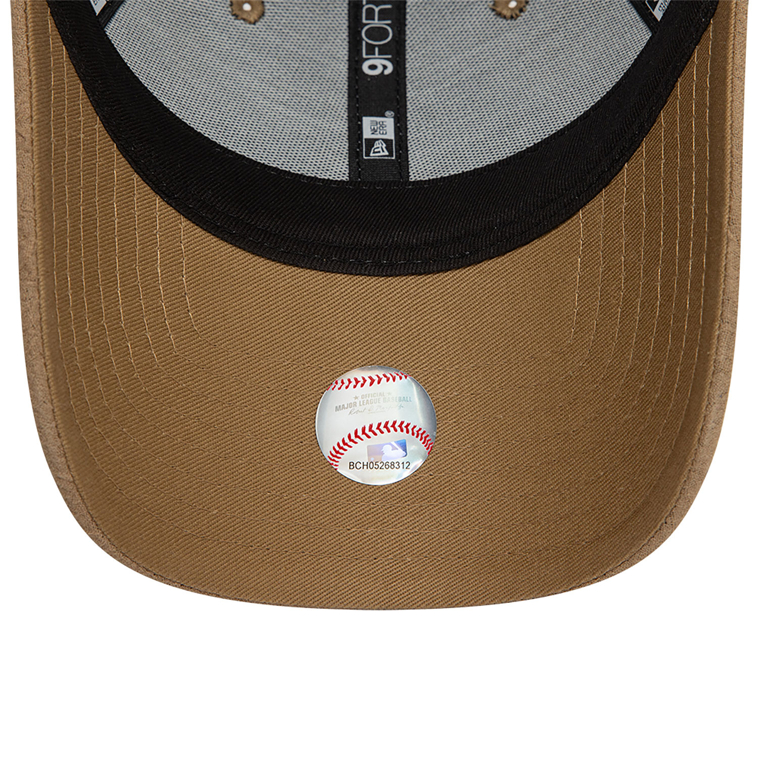 Atlanta Braves Womens Bubble Stitch Brown 9FORTY Adjustable Cap