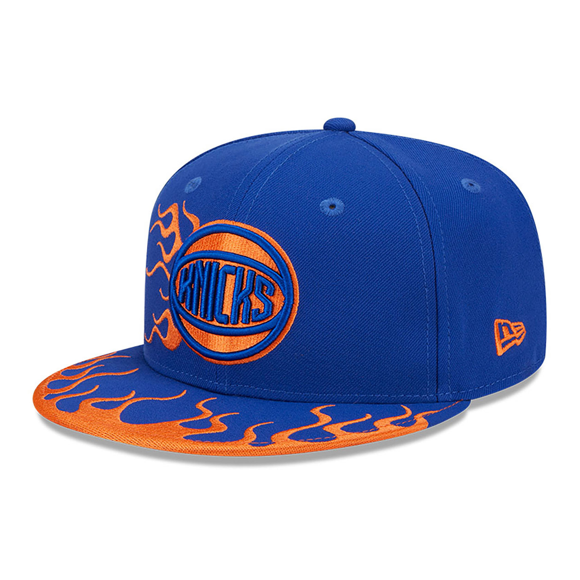 New York Knicks NBA Rally Drive Blue 9FIFTY Snapback Cap