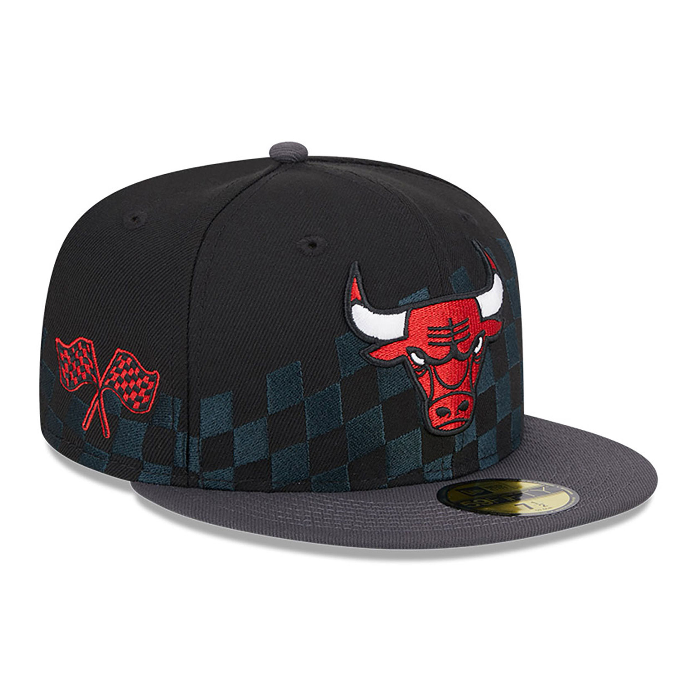 Chicago Bulls NBA Rally Drive Black 59FIFTY Fitted Cap
