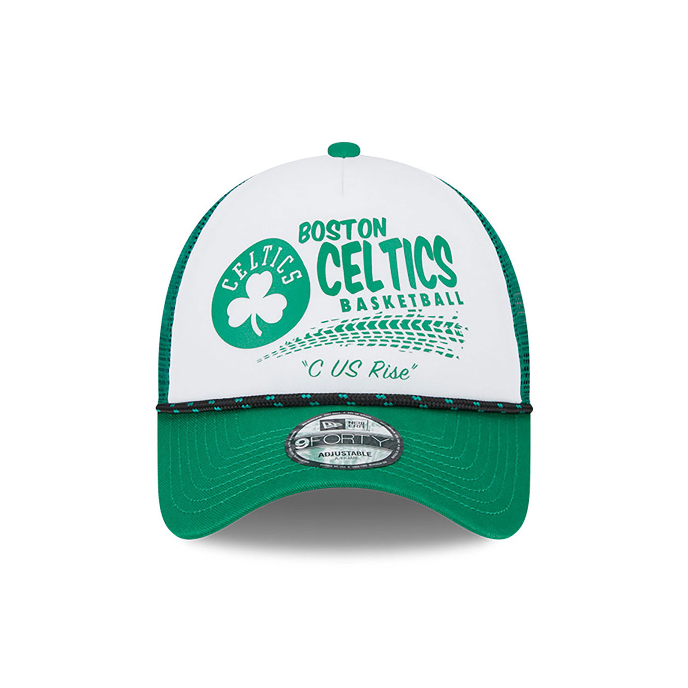 Boston Celtics NBA Rally Drive Green 9FORTY A-Frame Trucker Cap