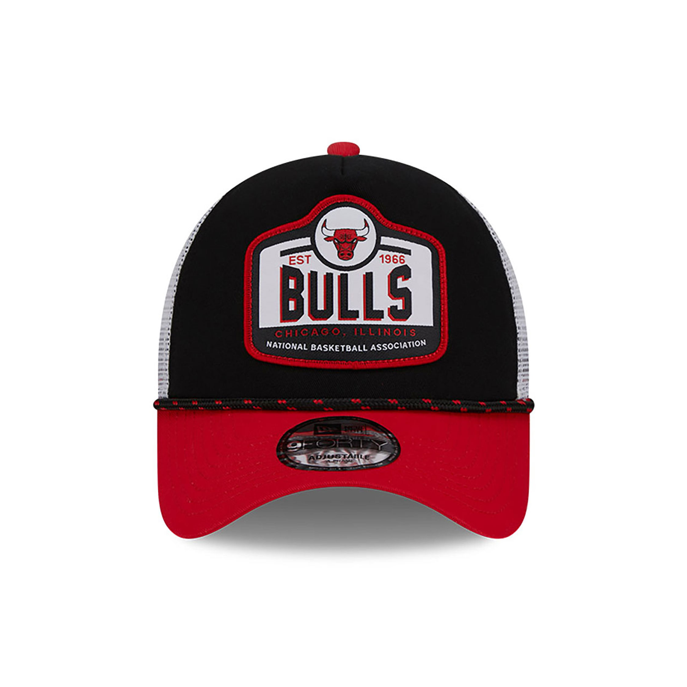 Chicago Bulls NBA Rally Drive White 9FORTY A-Frame Trucker Cap