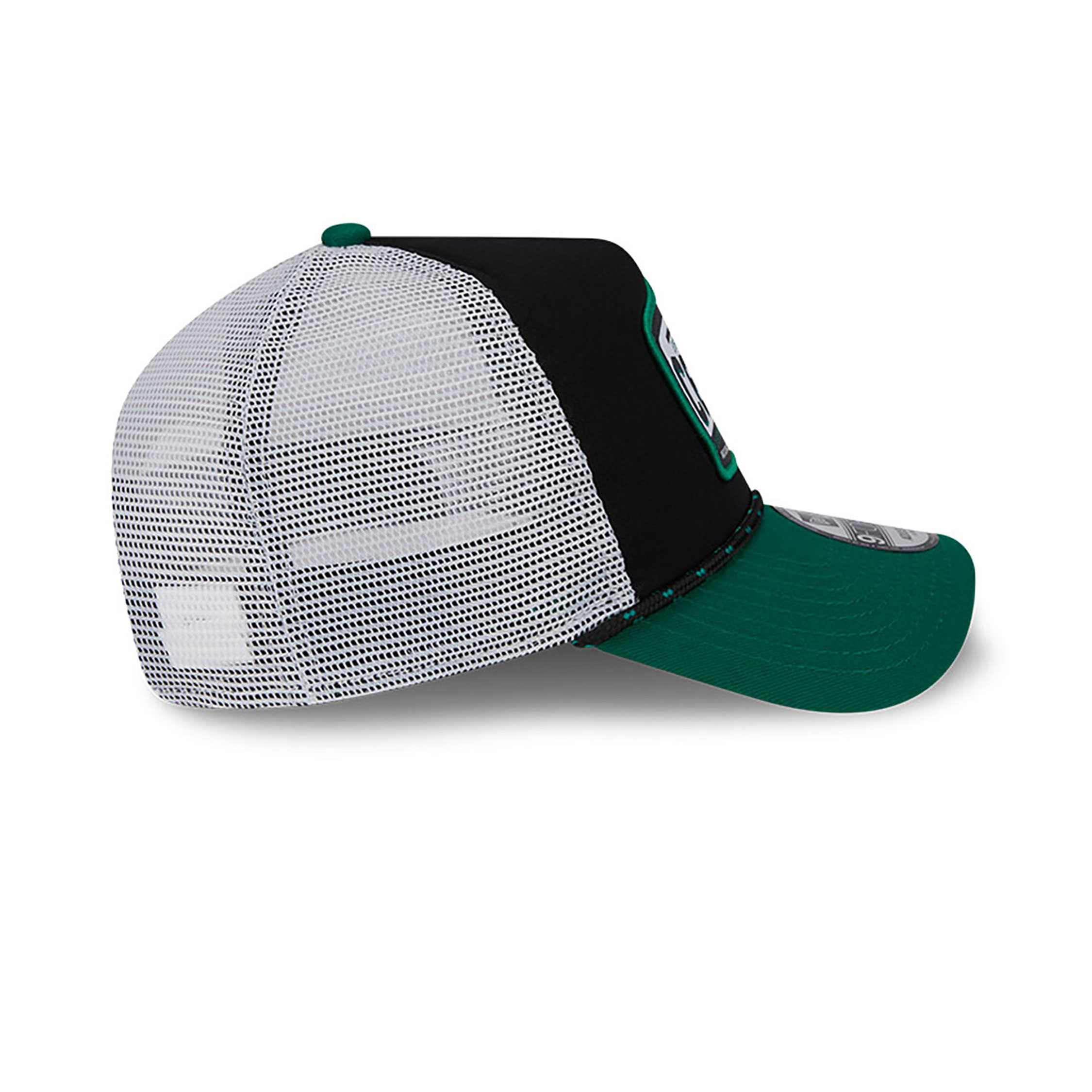 Boston Celtics NBA Rally Drive White 9FORTY A-Frame Trucker Cap