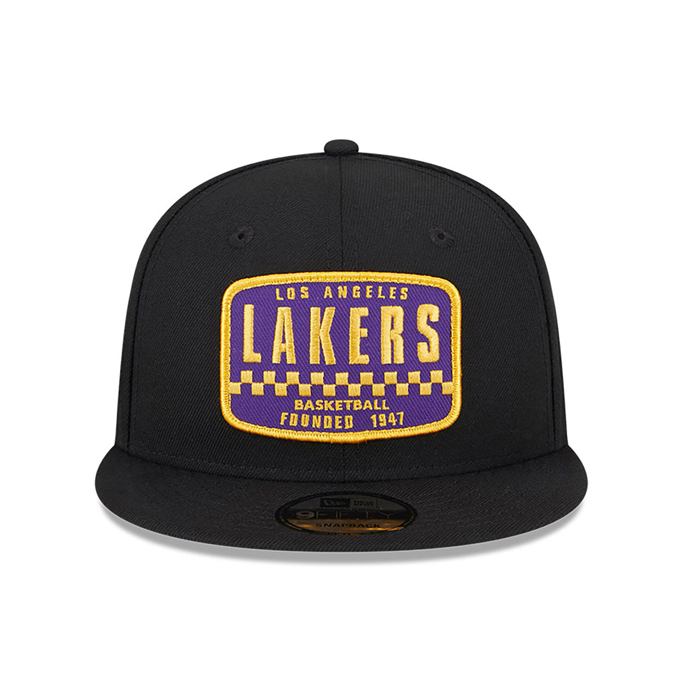 LA Lakers NBA Rally Drive Black 9FIFTY Snapback Cap