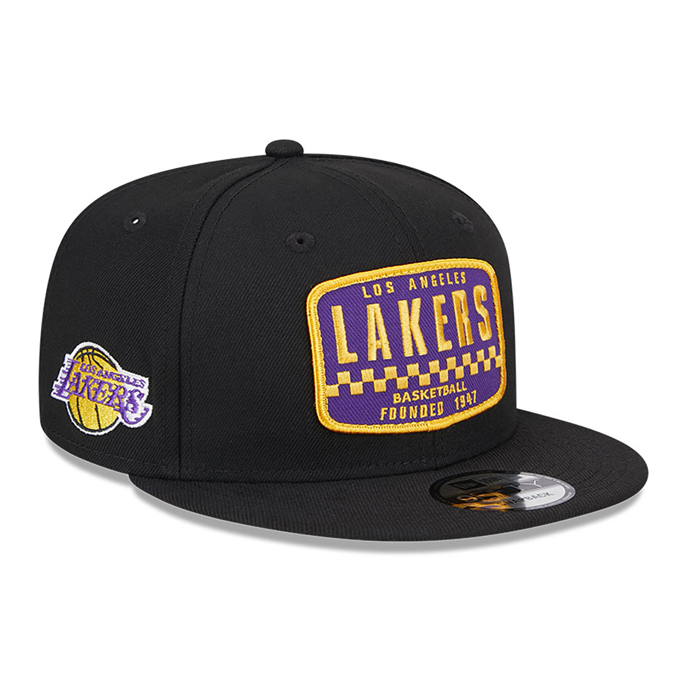 LA Lakers NBA Rally Drive Black 9FIFTY Snapback Cap
