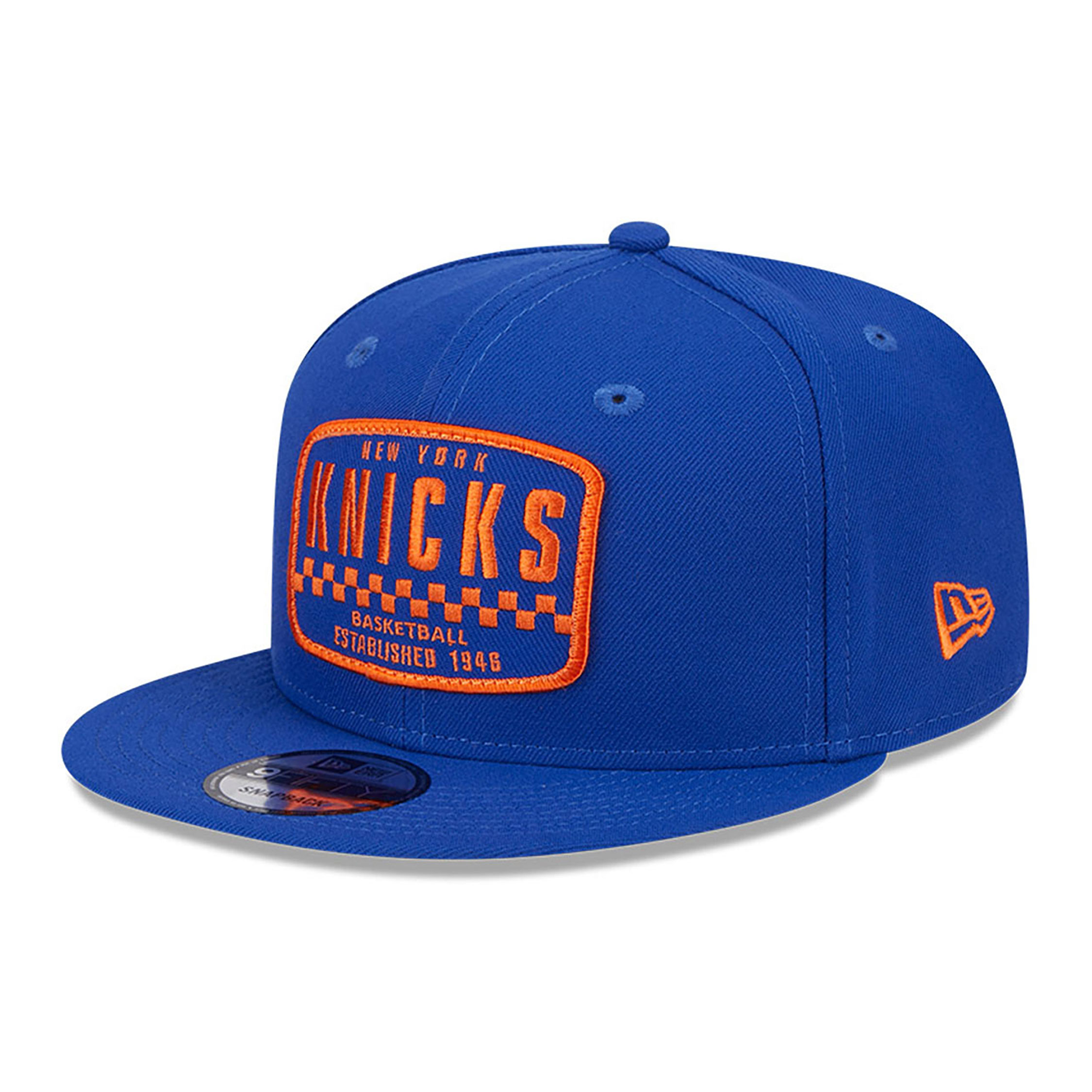 New York Knicks NBA Rally Drive Blue 9FIFTY Snapback Cap