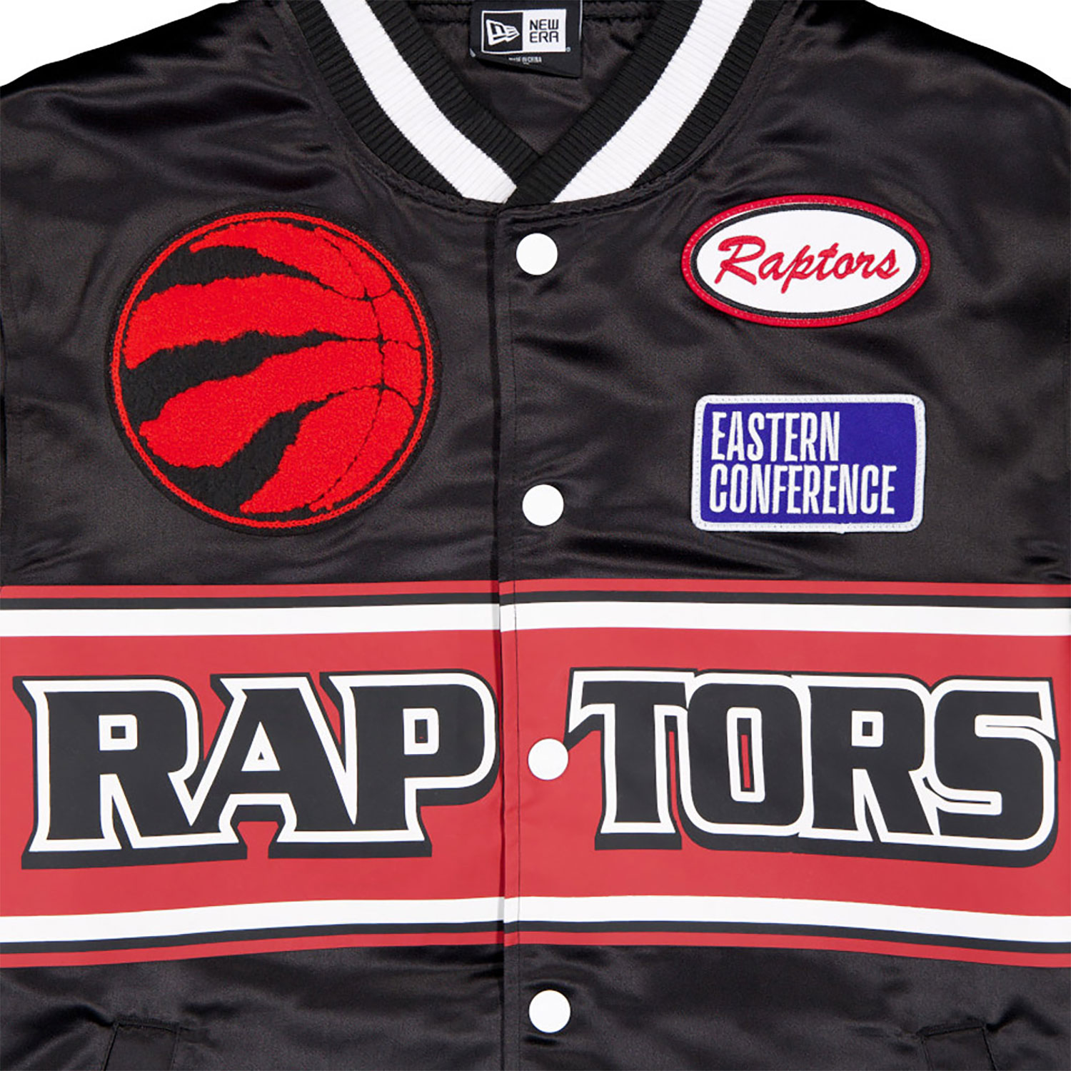 Toronto Raptors NBA Rally Drive Black Bomber Jacket